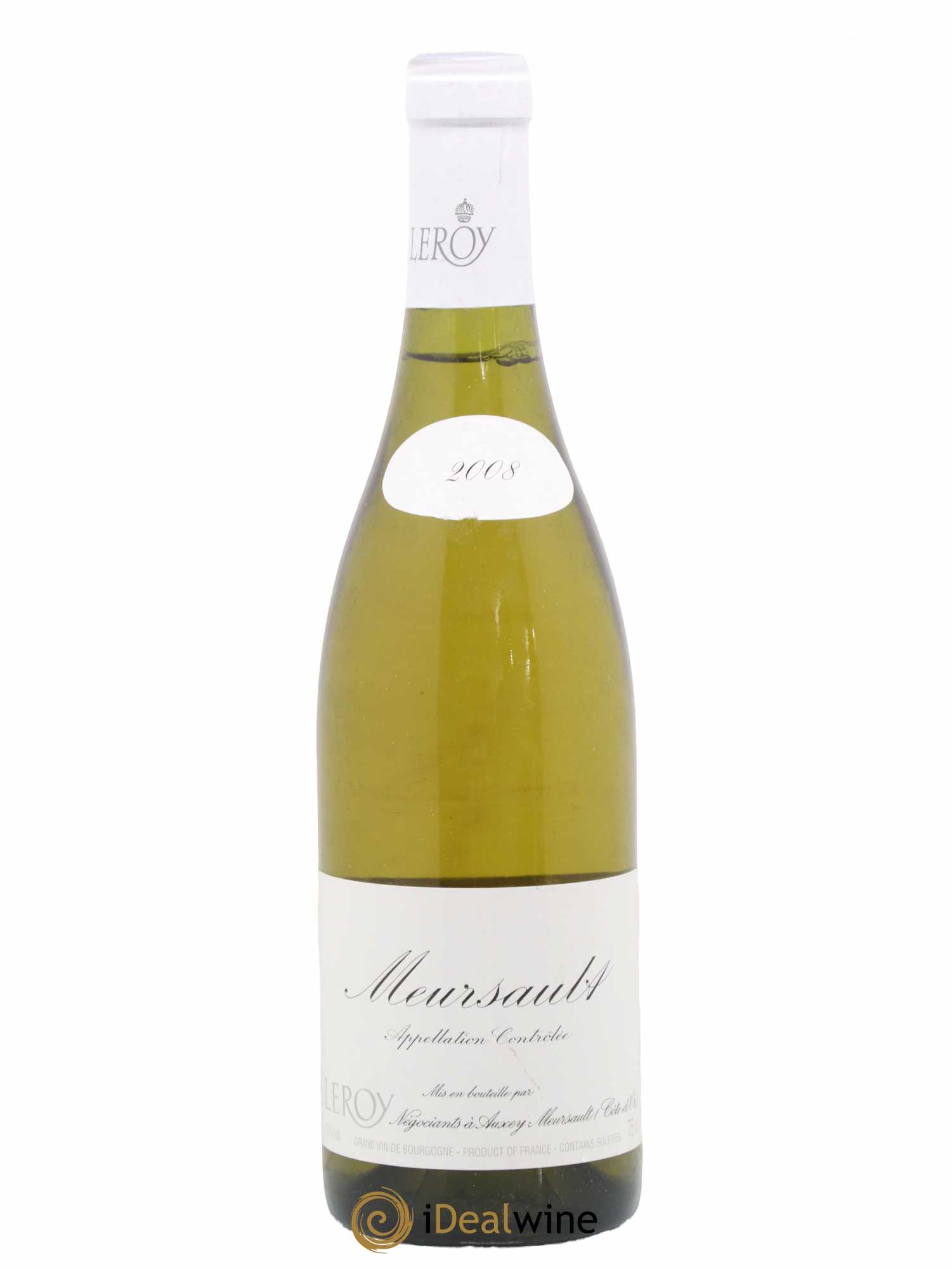 Meursault Leroy SA 2008 - Lot de 1 bouteille - 0