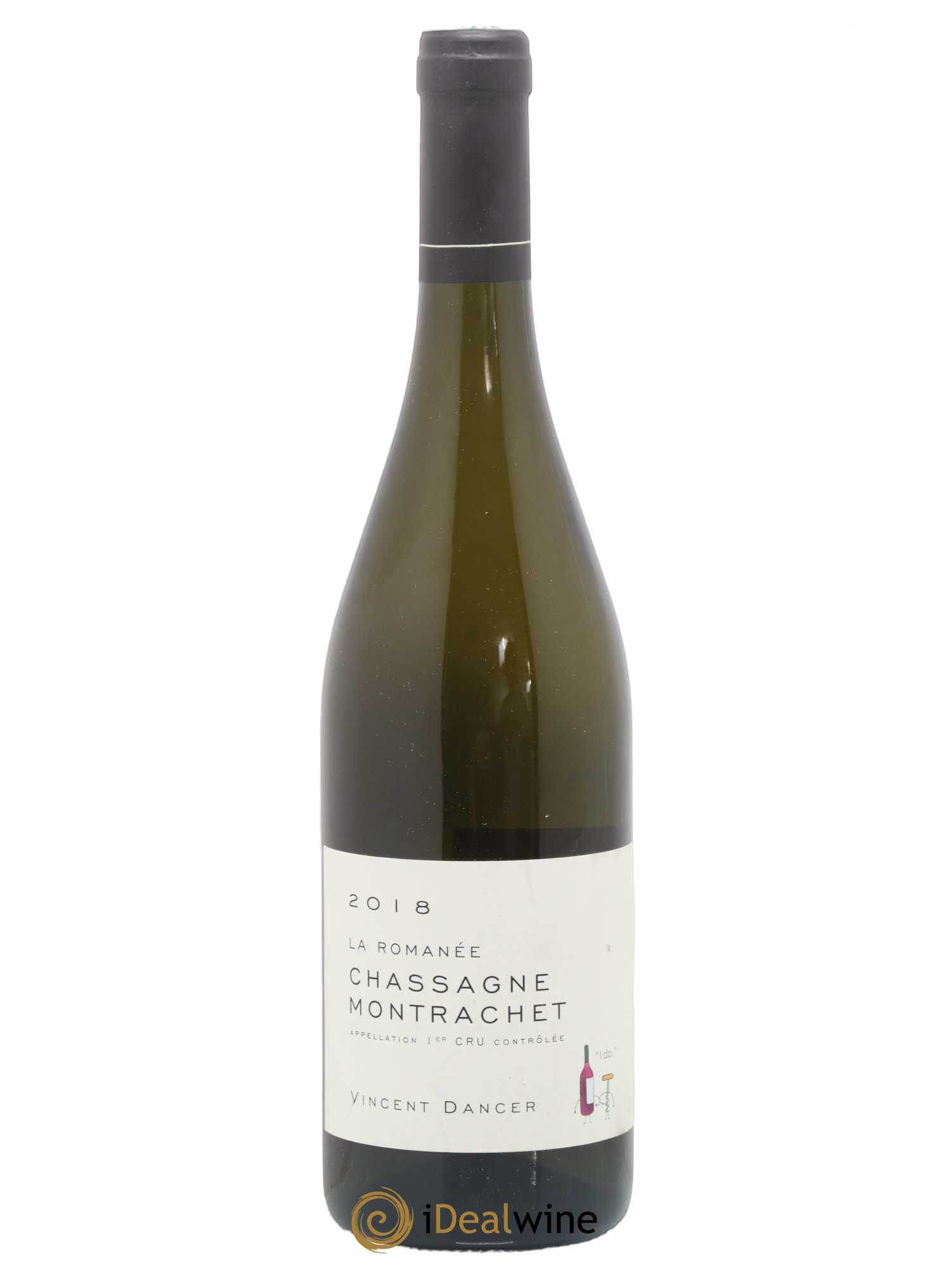Chassagne-Montrachet 1er Cru La Romanée Vincent Dancer 2018 - Lot de 1 bouteille - 0