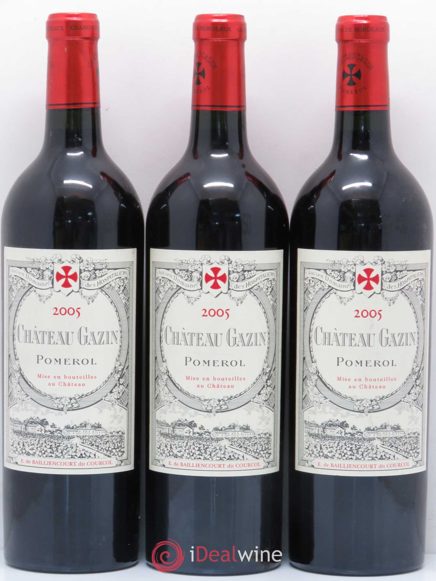 Château Gazin 2005 - Lot de 3 bouteilles - 0