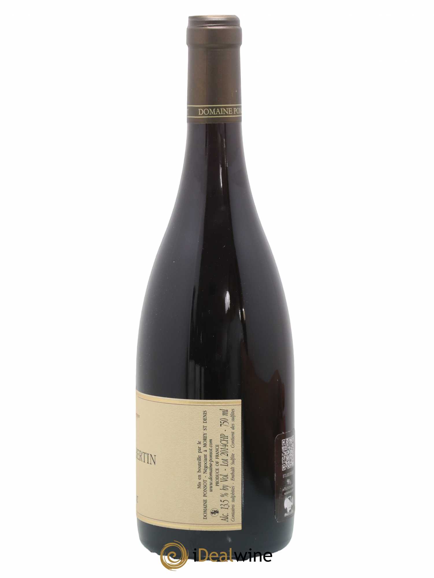 Chapelle-Chambertin Grand Cru Ponsot (Domaine) 2014 - Lot de 1 bouteille - 1