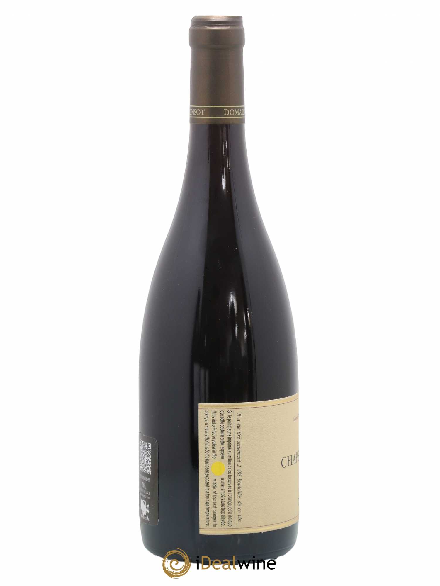 Chapelle-Chambertin Grand Cru Ponsot (Domaine) 2014 - Lot de 1 bouteille - 2