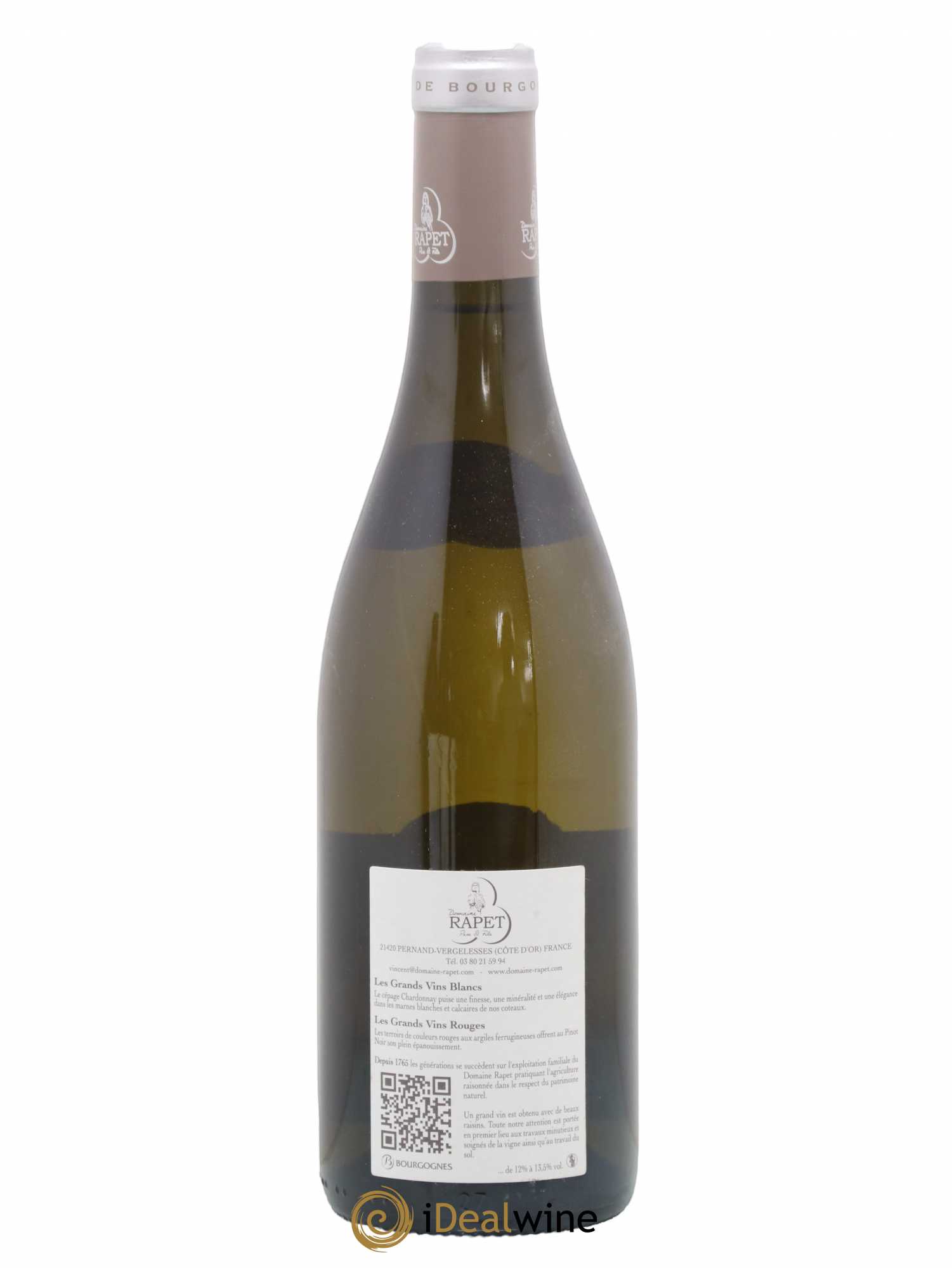 Corton-Charlemagne Grand Cru Rapet Père & Fils 2017 - Lot de 1 bouteille - 1
