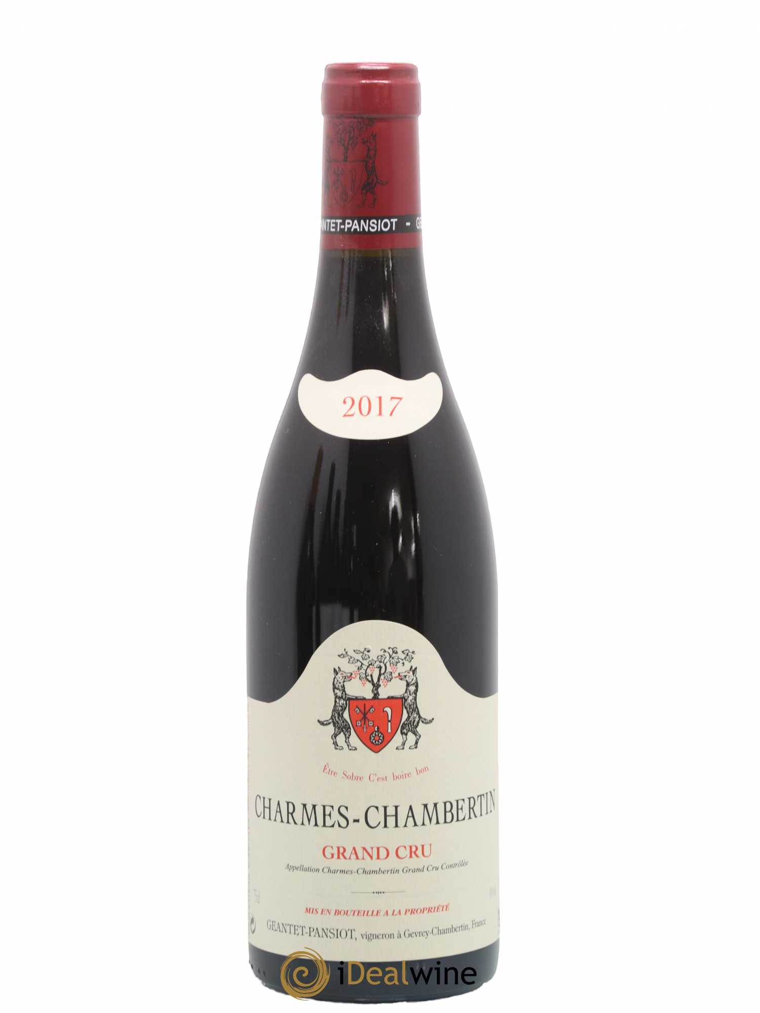 Charmes-Chambertin Grand Cru Geantet-Pansiot 2017 - Lot de 1 bouteille - 0