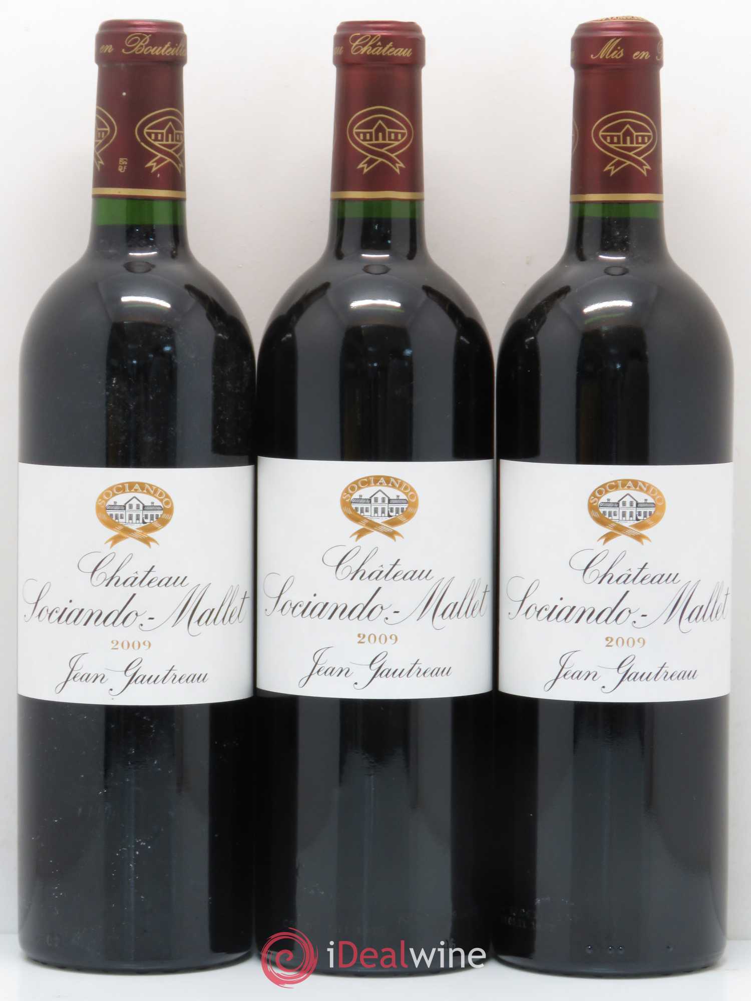 Château Sociando Mallet 2009 - Lot de 6 bouteilles - 1