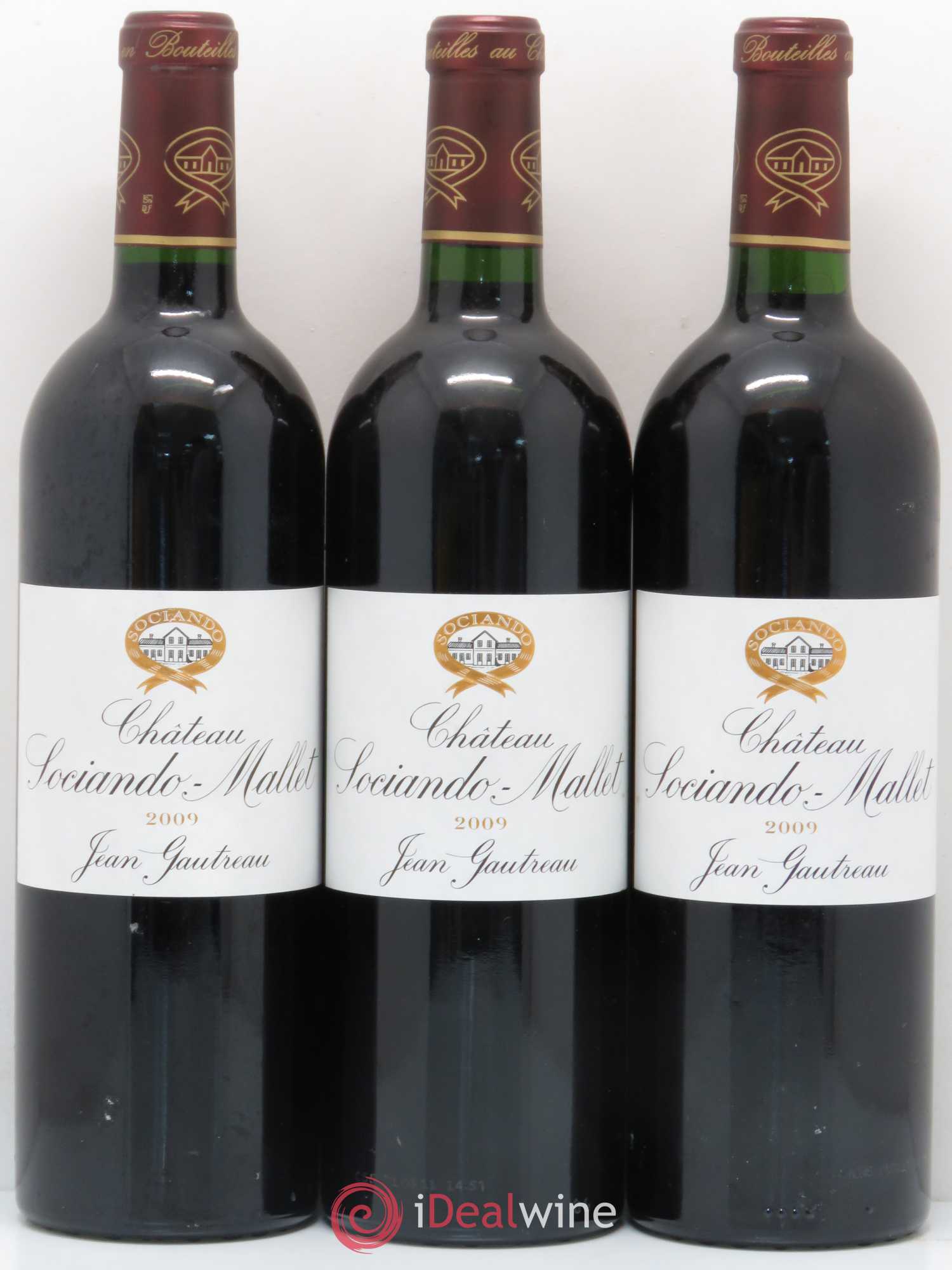 Château Sociando Mallet 2009 - Lot de 6 bouteilles - 2