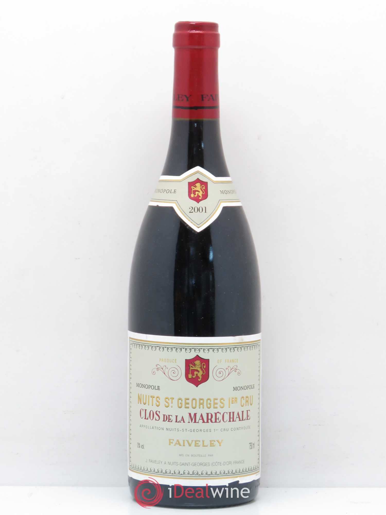 Nuits-Saint-Georges 1er Cru Clos de La Marechale Faiveley 2001 - Posten von 1 Flasche - 0