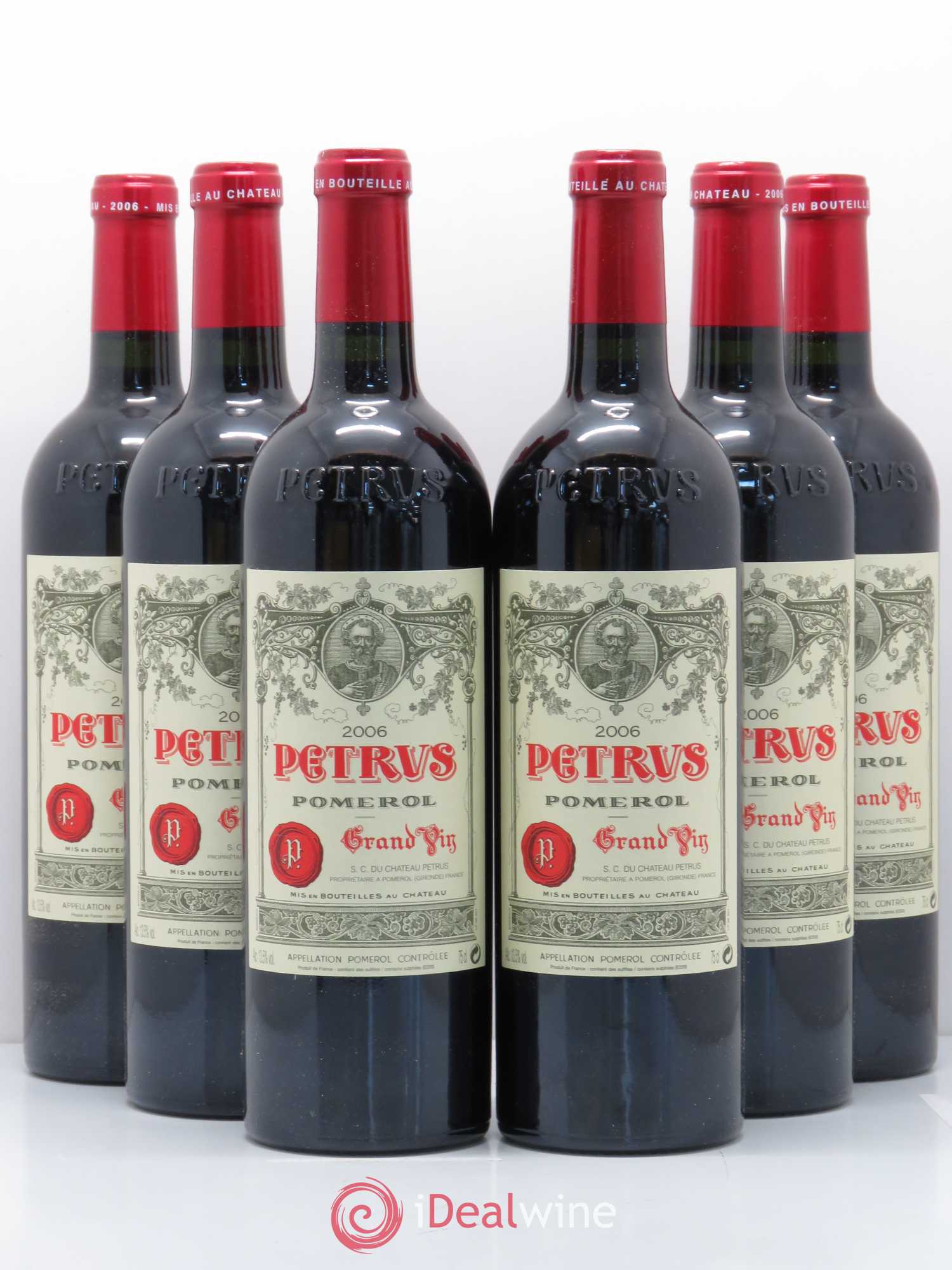 Petrus 2006 - Lot de 6 bouteilles - 0
