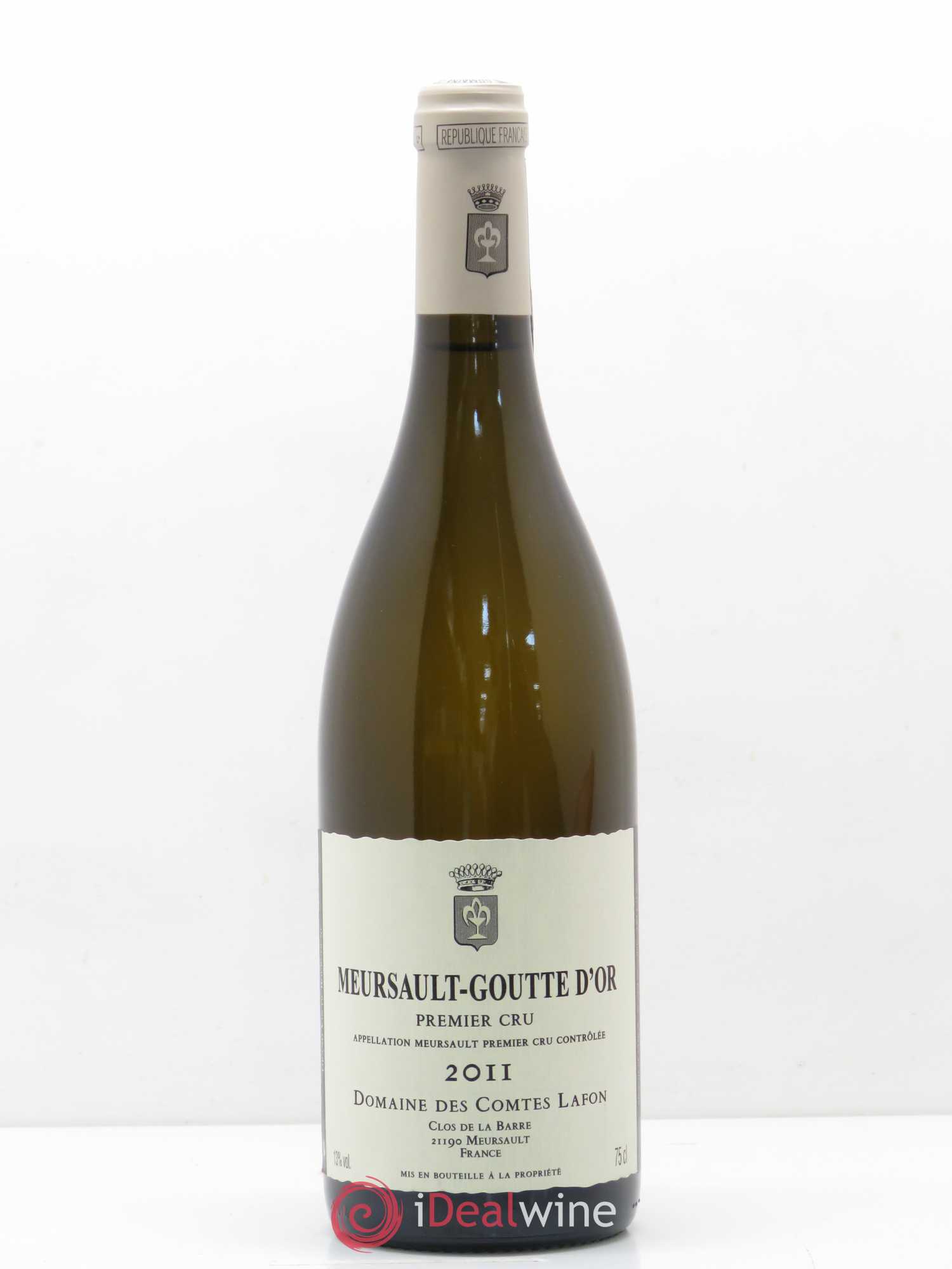 Meursault 1er Cru Goutte d'Or Comtes Lafon (Domaine des) 2011 - Lot de 1 bouteille - 0