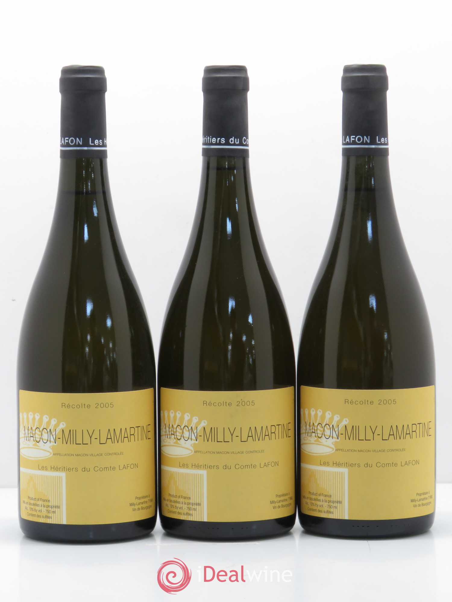 Mâcon Milly-Lamartine Héritiers du Comte Lafon (Domaine des) 2005 - Lot de 6 bouteilles - 2