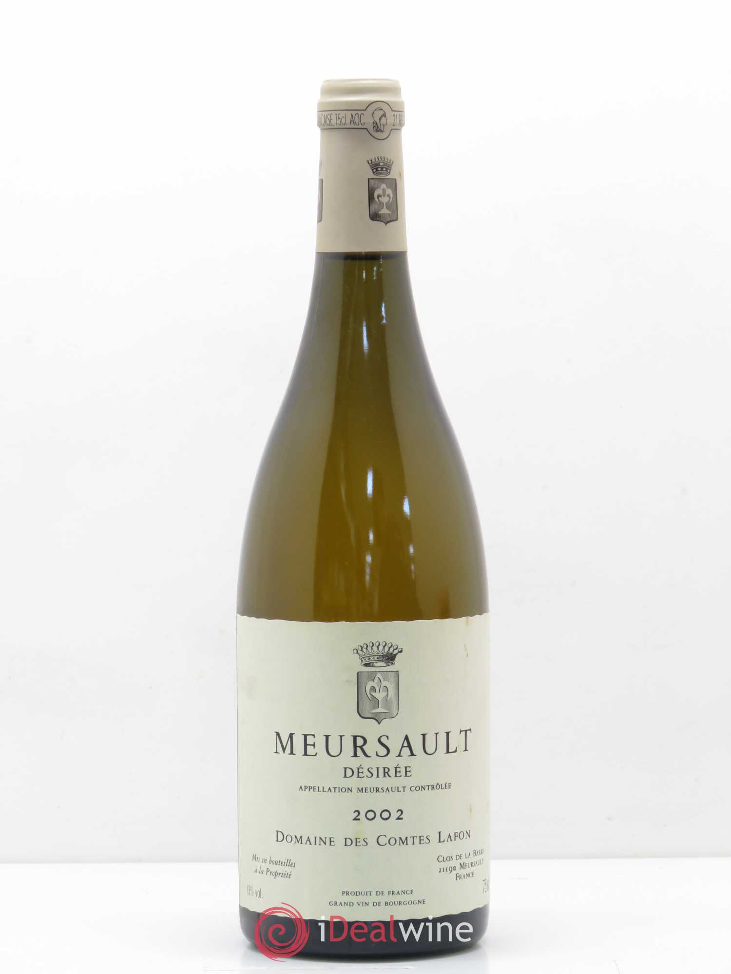 Meursault Désirée Comtes Lafon (Domaine des) 2002 - Lot de 1 bouteille - 0