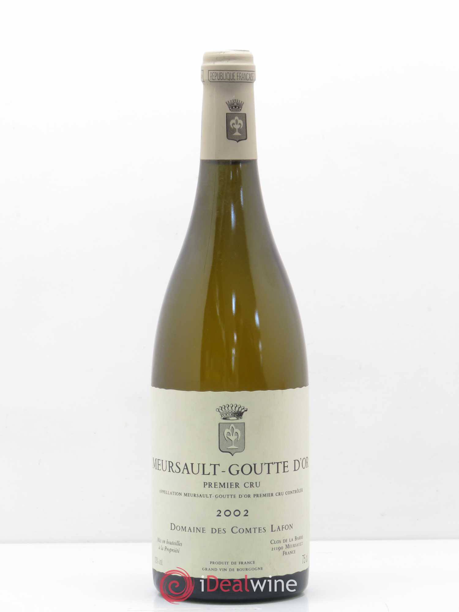 Meursault 1er Cru Goutte d'Or Comtes Lafon (Domaine des) 2002 - Lot de 1 bouteille - 0