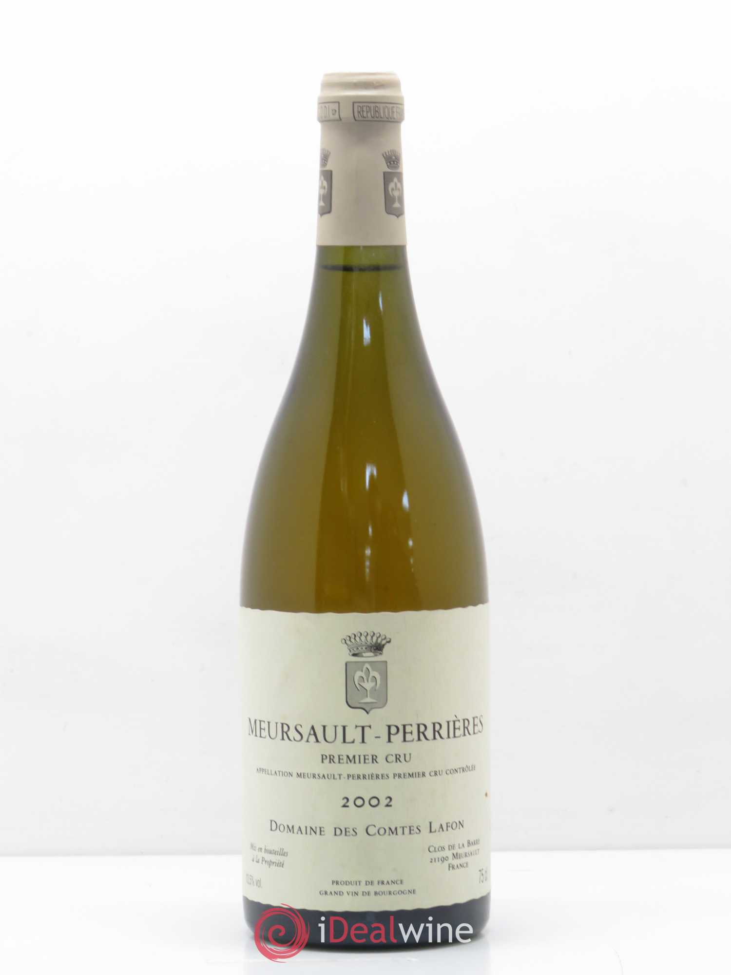 Meursault 1er Cru Perrières Comtes Lafon (Domaine des) 2002 - Lot de 1 bouteille - 0