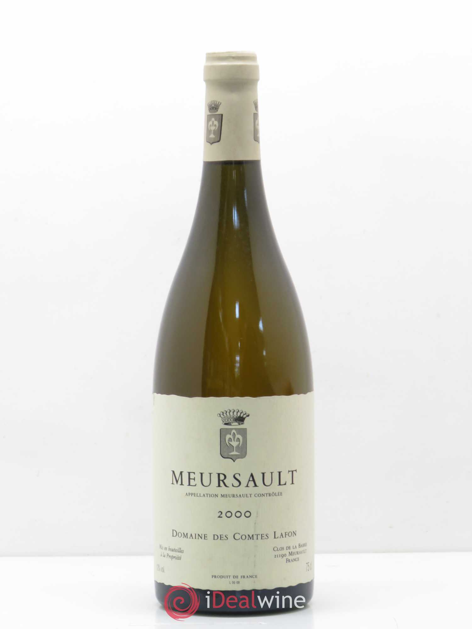Meursault Comtes Lafon (Domaine des) 2000 - Lot de 1 bouteille - 0