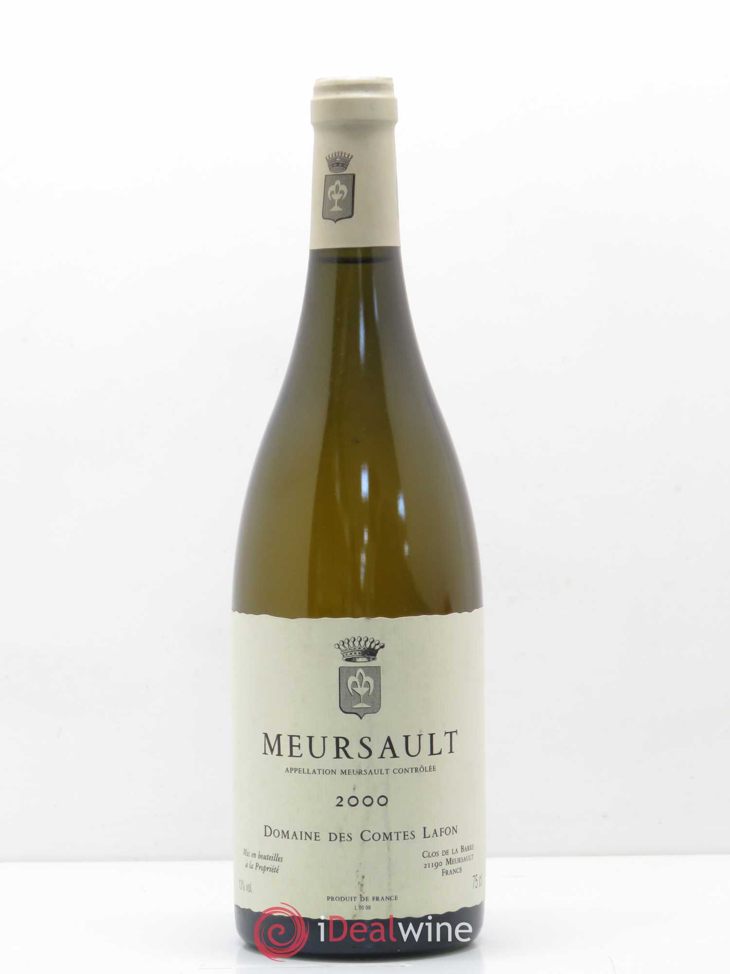 Meursault Comtes Lafon (Domaine des) 2000 - Lot de 1 bouteille - 0