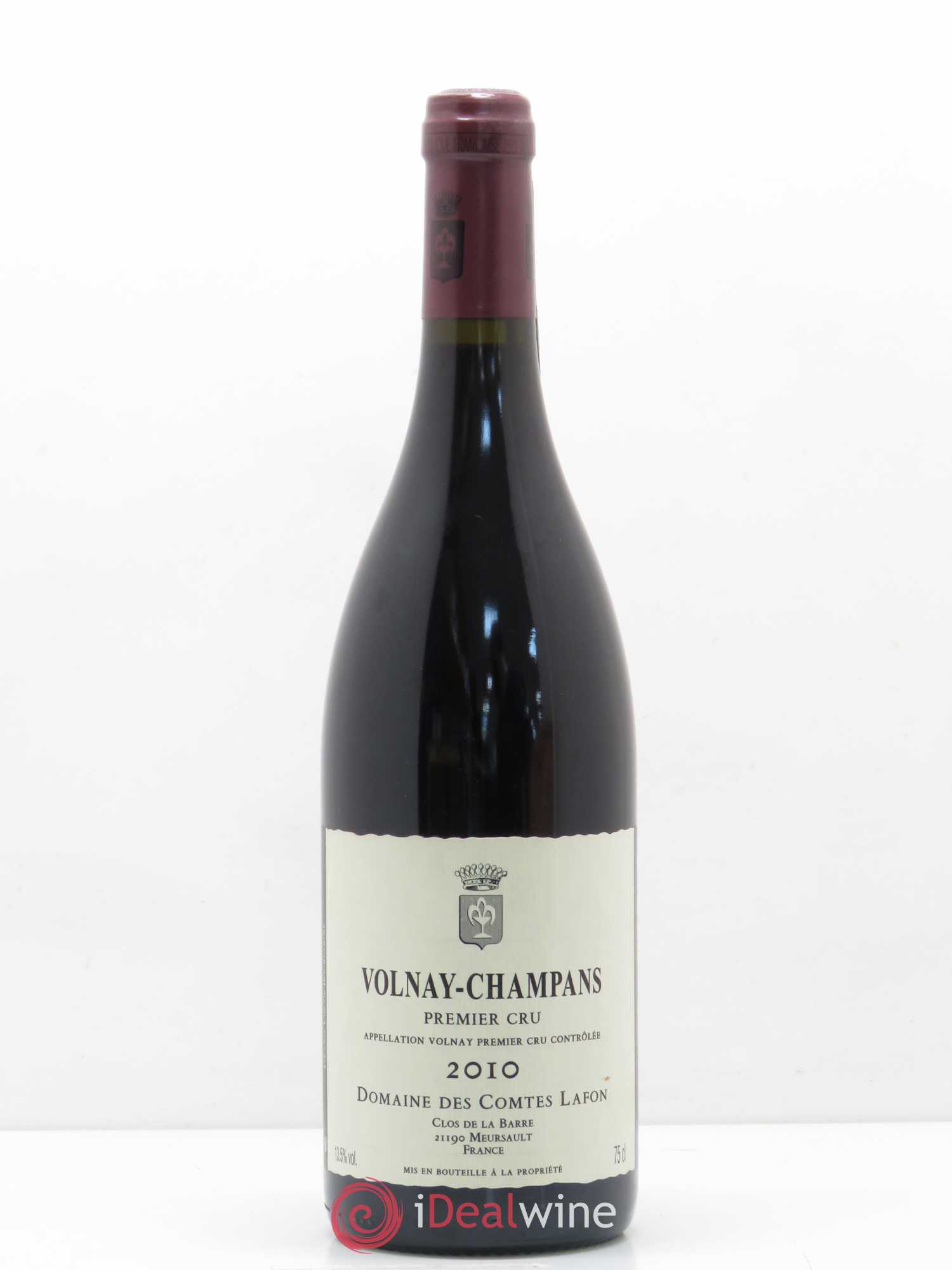 Volnay 1er Cru Champans Comtes Lafon (Domaine des) 2010 - Lot de 1 bouteille - 0