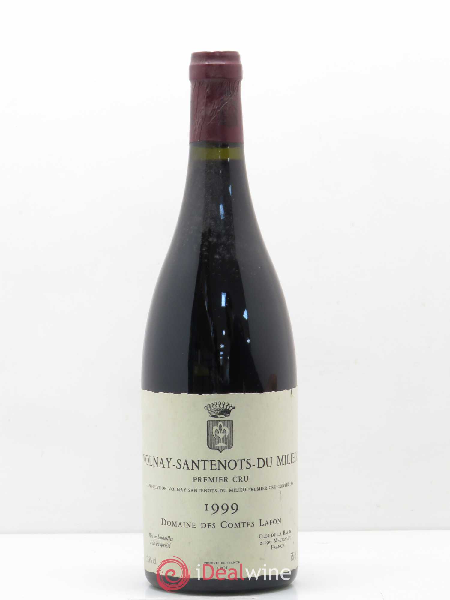 Volnay 1er Cru Santenots du Milieu Comtes Lafon (Domaine des) 1999 - Lot de 1 bouteille - 0