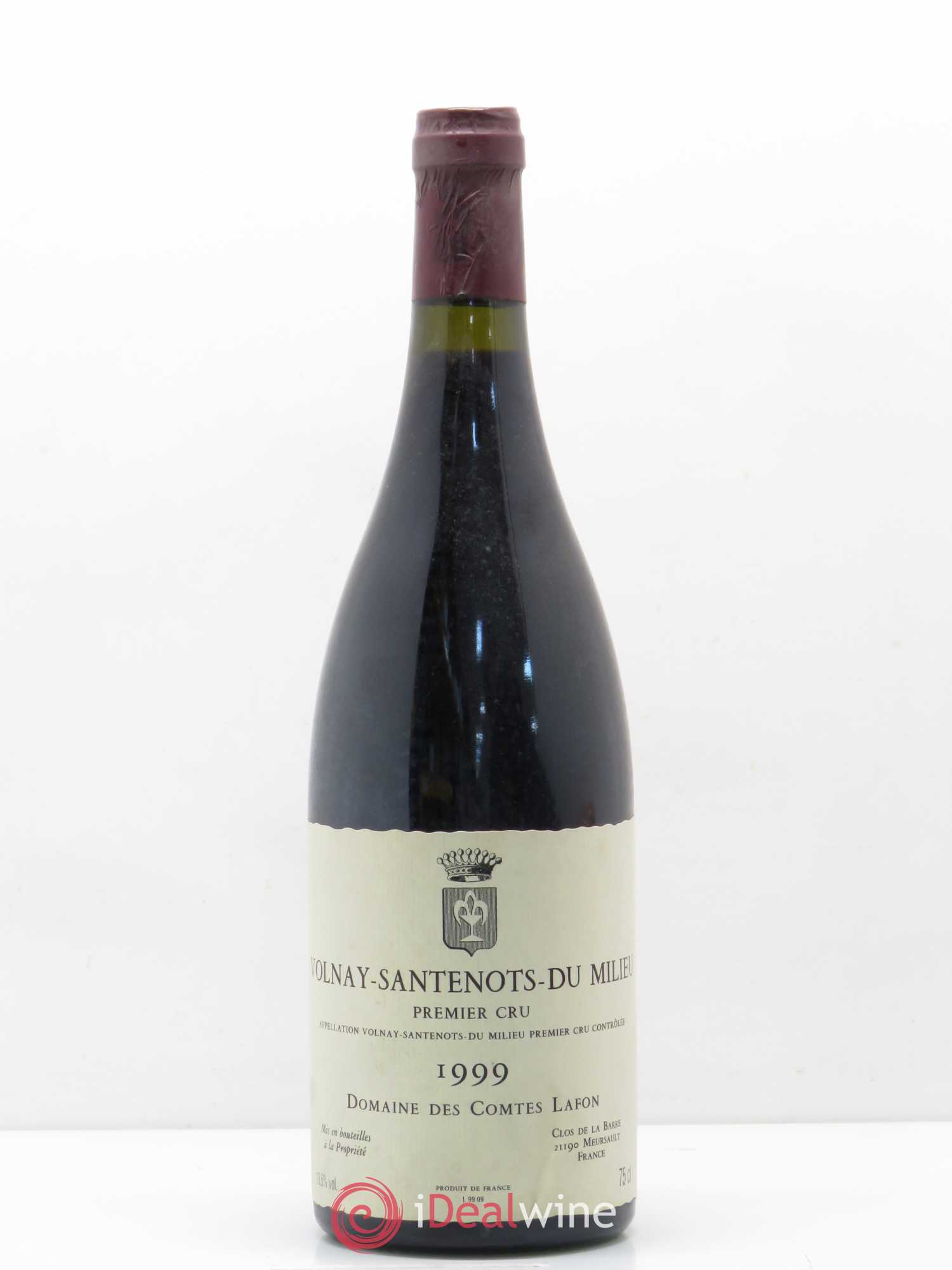 Volnay 1er Cru Santenots du Milieu Comtes Lafon (Domaine des) 1999 - Lot de 1 bouteille - 0
