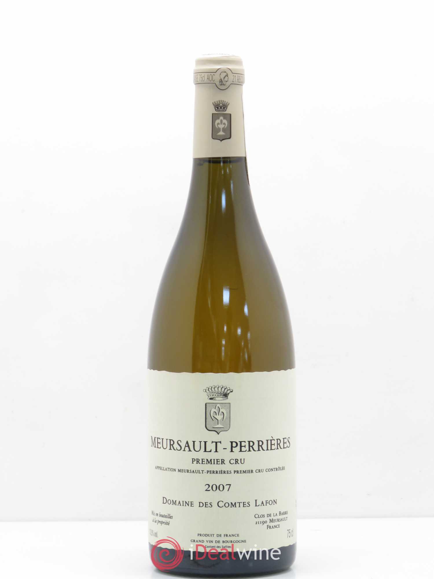 Meursault 1er Cru Perrières Comtes Lafon (Domaine des) 2007 - Lot de 1 bouteille - 0