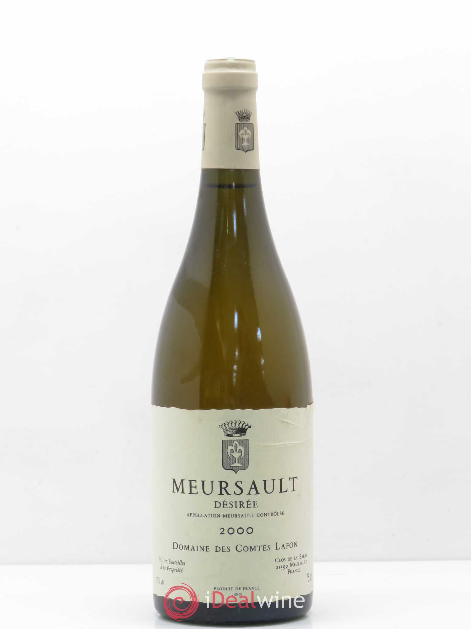 Meursault Désirée Comtes Lafon (Domaine des) 2000 - Lot de 1 bouteille - 0