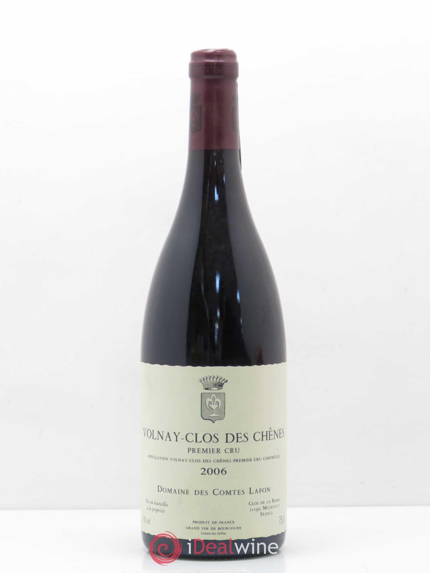 Volnay 1er Cru Clos des Chênes Comtes Lafon (Domaine des) 2006 - Posten von 1 Flasche - 0