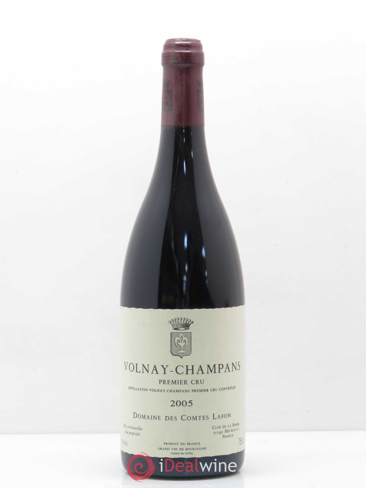 Volnay 1er Cru Champans Comtes Lafon (Domaine des) 2005 - Lot de 1 bouteille - 0