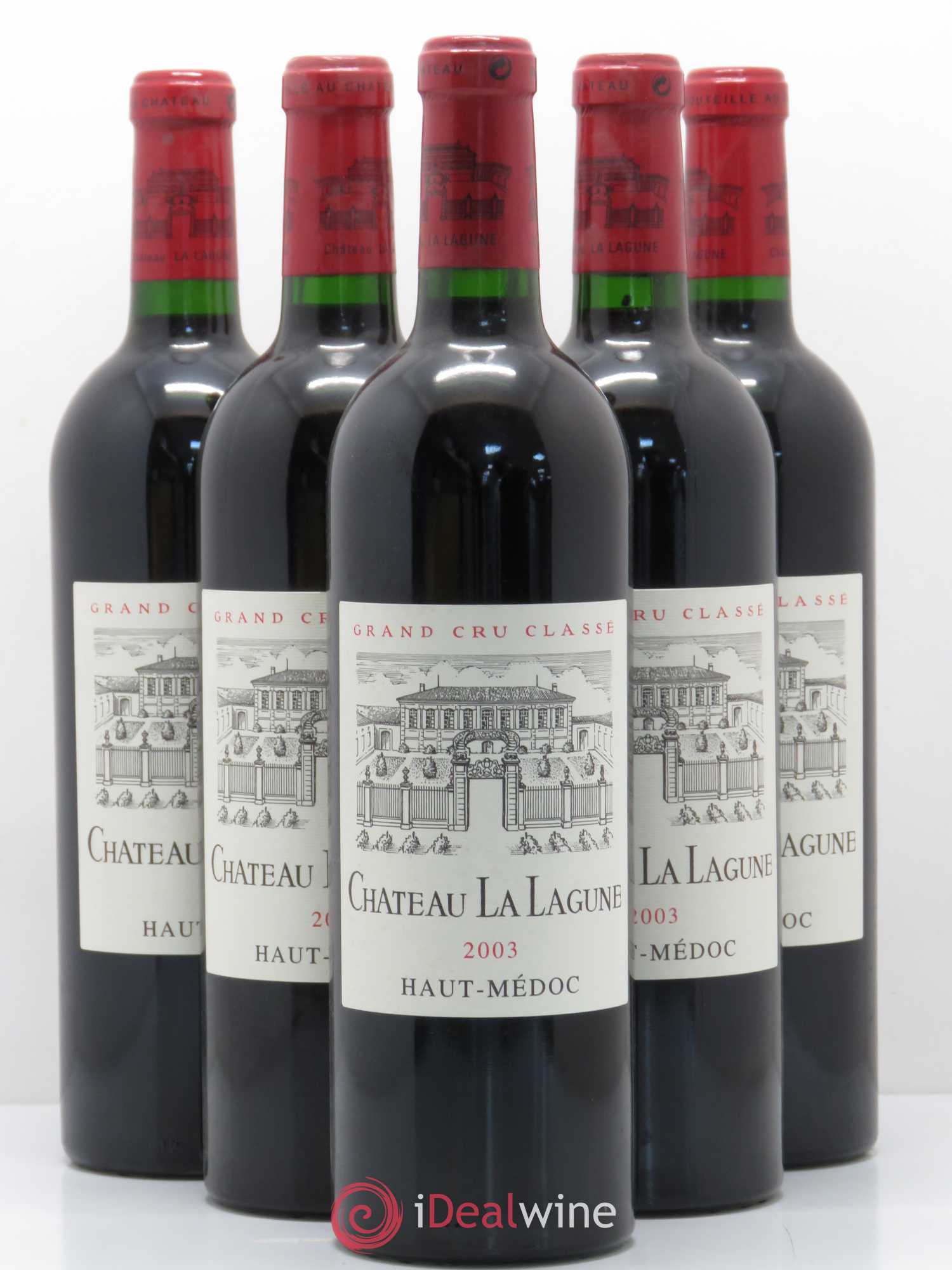Château la Lagune 3ème Grand Cru Classé 2003 - Lot de 5 bouteilles - 0