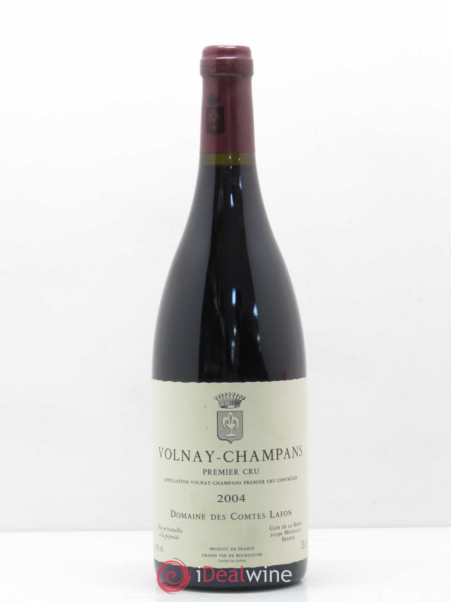 Volnay 1er Cru Champans Comtes Lafon (Domaine des) 2004 - Lot de 1 bouteille - 0