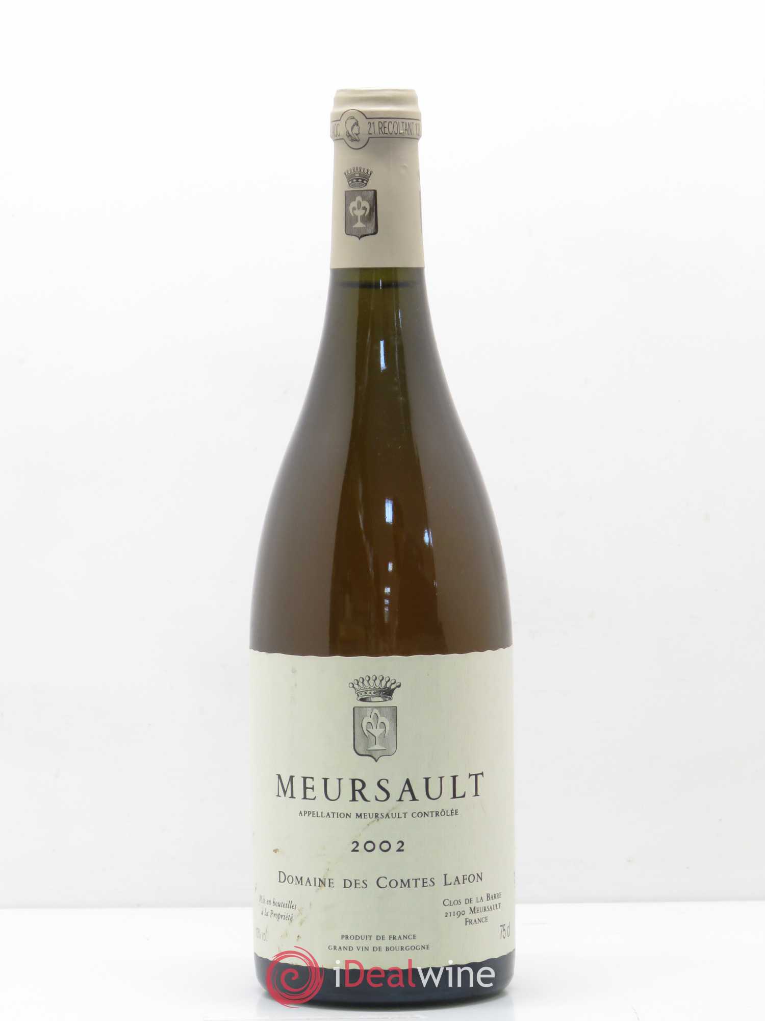 Meursault Comtes Lafon (Domaine des) 2002 - Lot de 1 bouteille - 0