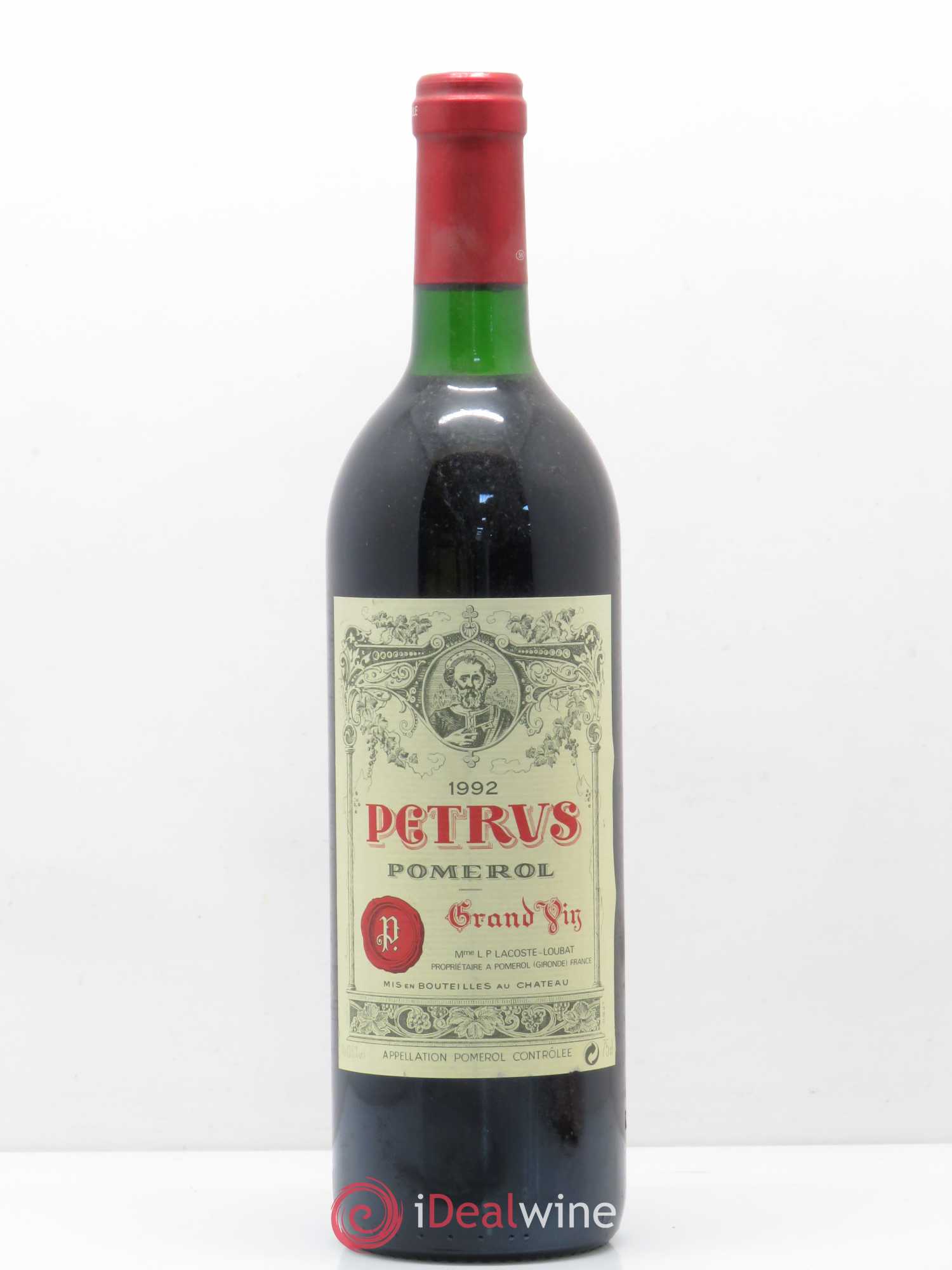 Petrus 1992 - Lot de 1 bouteille - 0