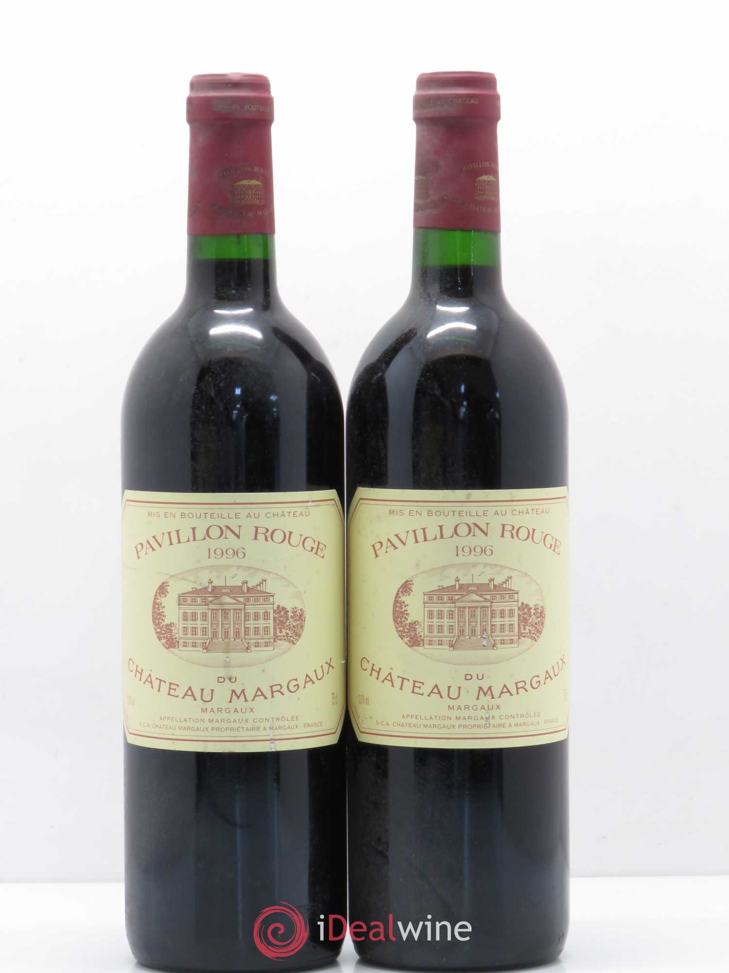 Pavillon Rouge du Château Margaux Second Vin 1996 - Lot de 2 bouteilles - 0