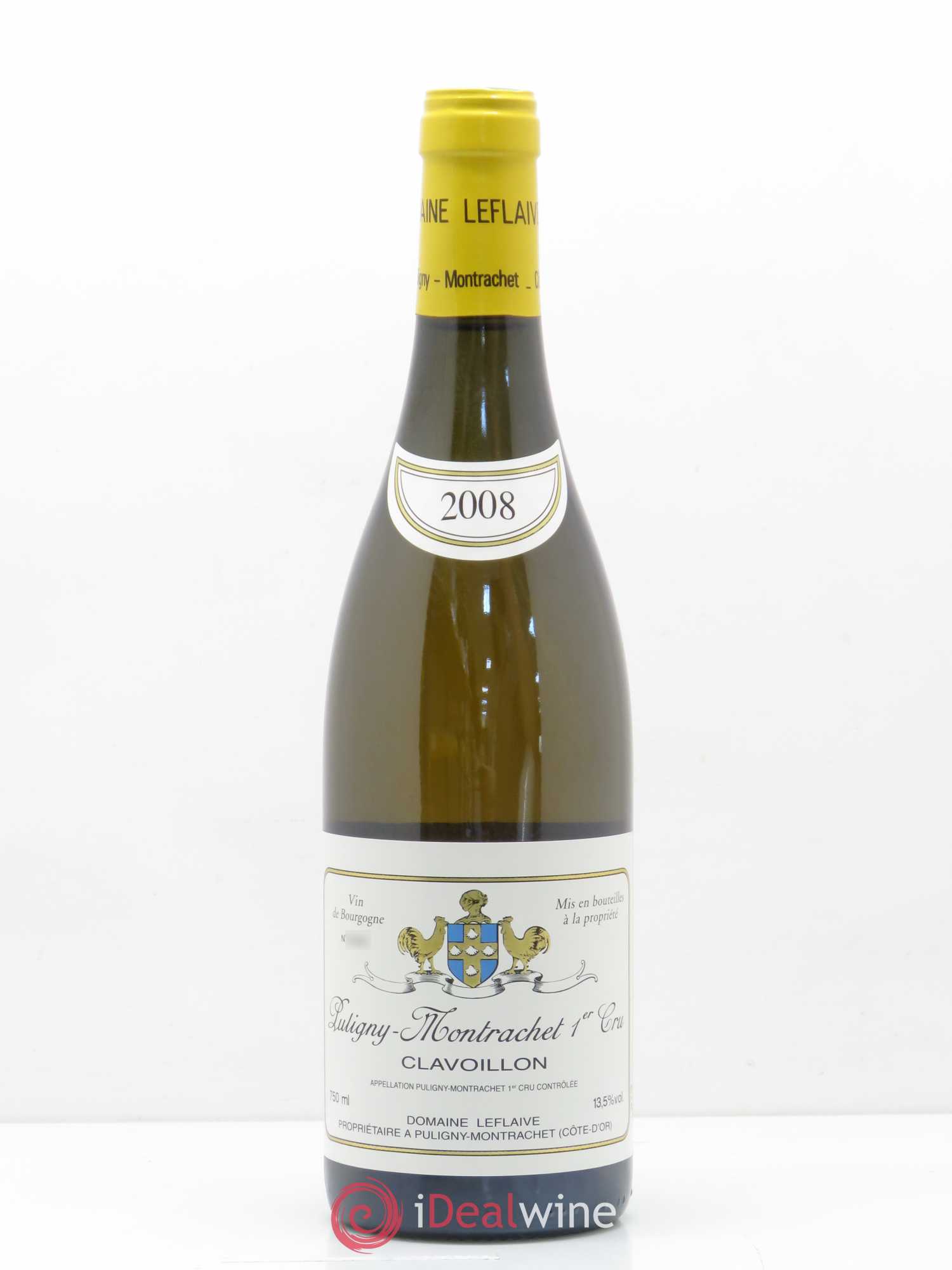 Puligny-Montrachet 1er Cru Clavoillon Leflaive (Domaine) 2008 - Lot de 1 bouteille - 0