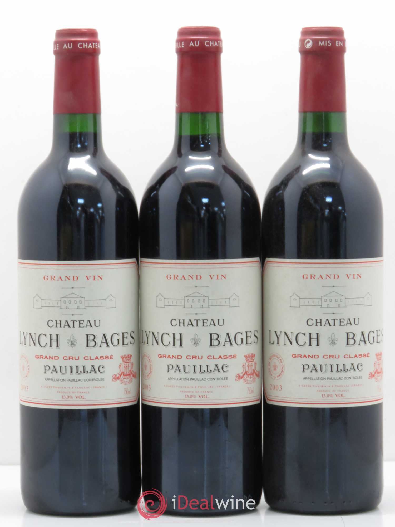 Château Lynch Bages 5ème Grand Cru Classé 2003 - Lot de 12 bouteilles - 2