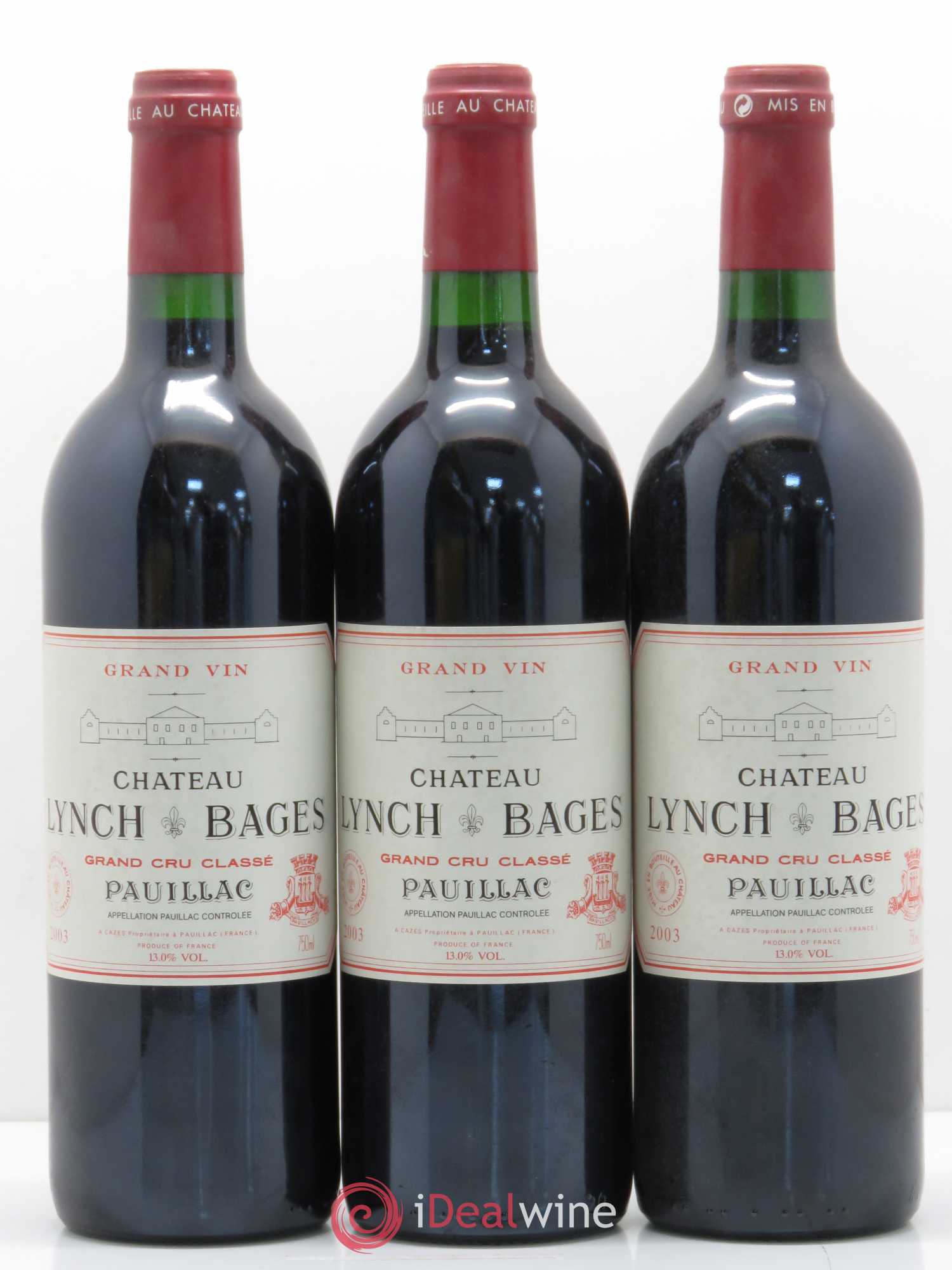 Château Lynch Bages 5ème Grand Cru Classé 2003 - Lot de 12 bouteilles - 4