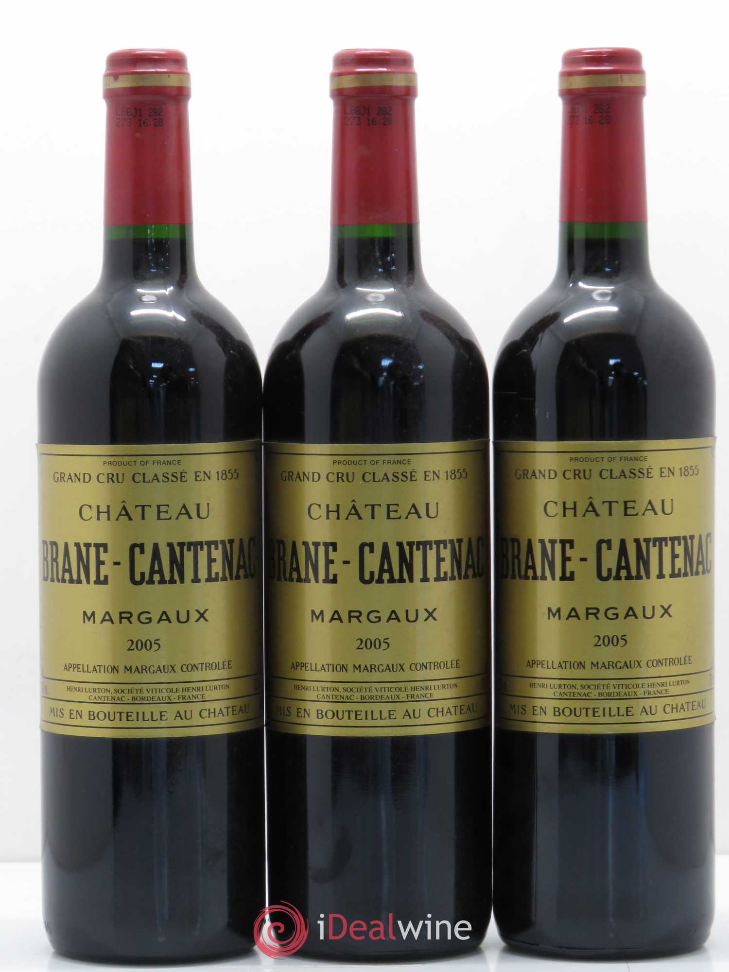 Château Brane Cantenac 2ème Grand Cru Classé 2005 - Lot de 12 bouteilles - 2