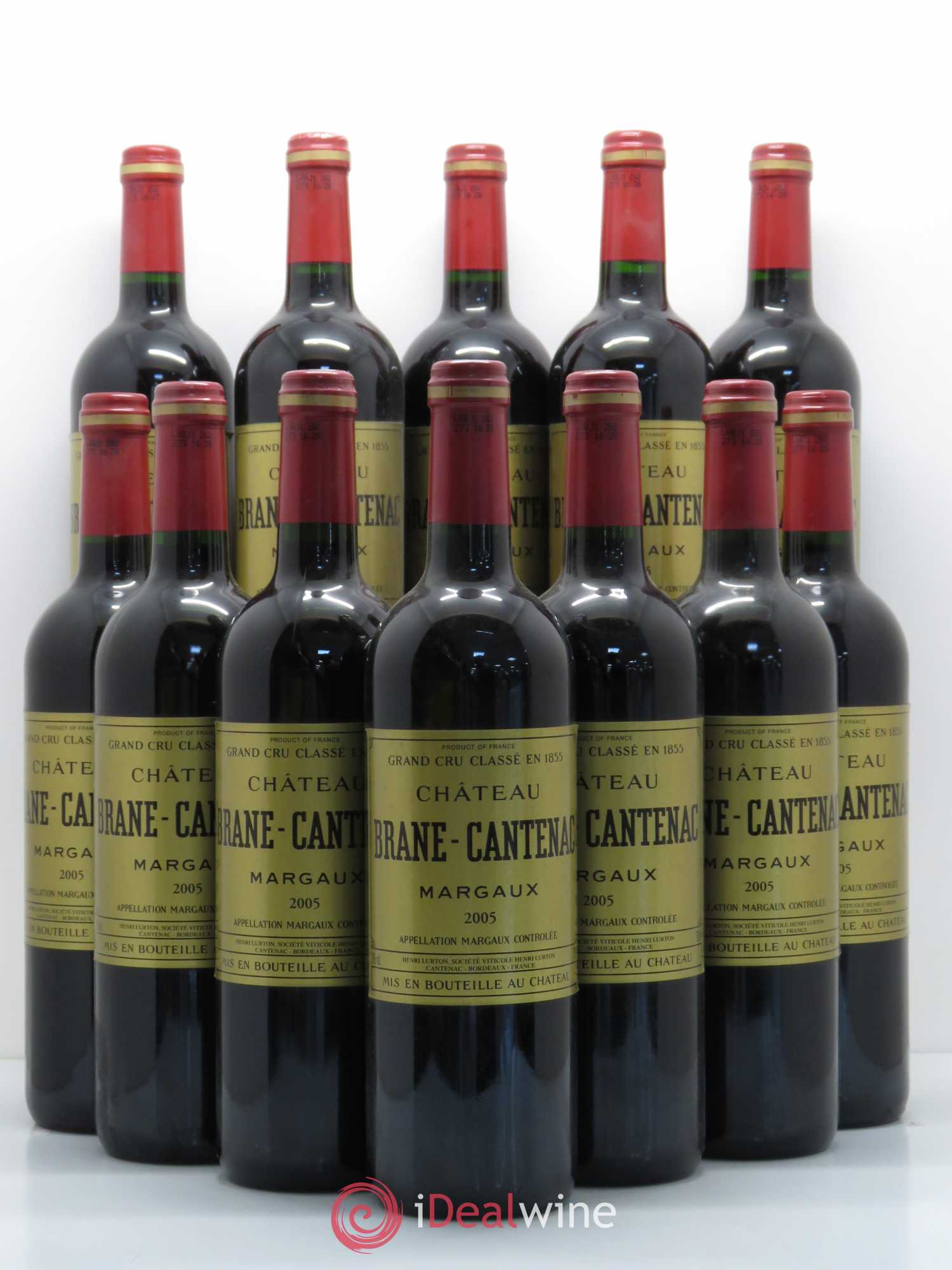 Château Brane Cantenac 2ème Grand Cru Classé 2005 - Lot de 12 bouteilles - 0