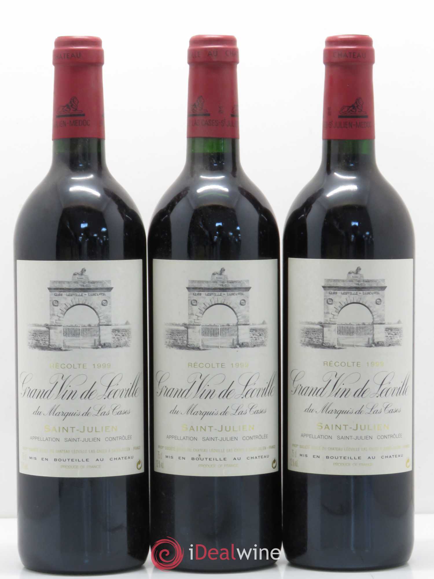 Château Léoville Las Cases 2ème Grand Cru Classé 1999 - Lot de 12 bouteilles - 1