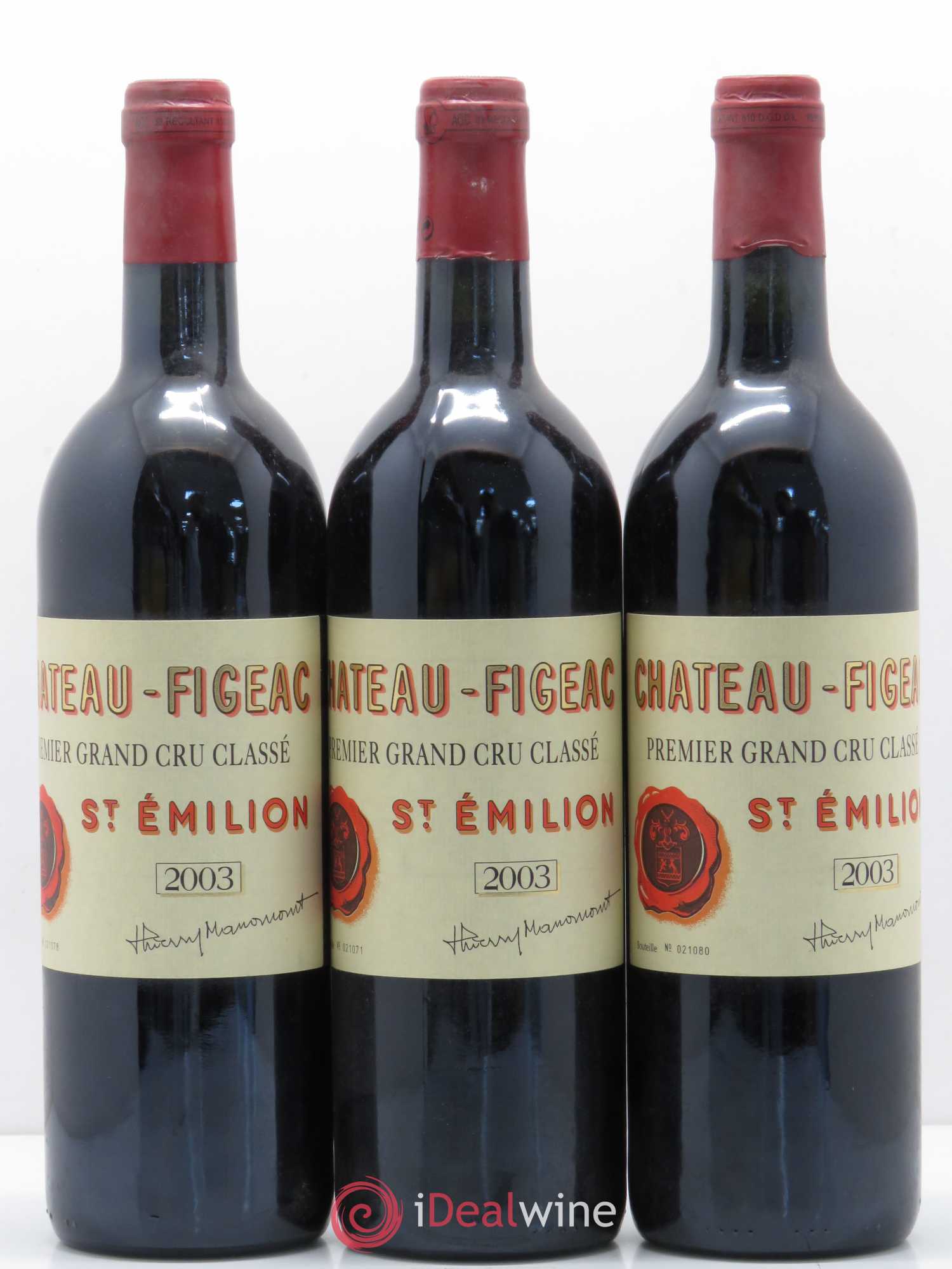 Château Figeac 1er Grand Cru Classé A 2003 - Lot de 12 bouteilles - 3