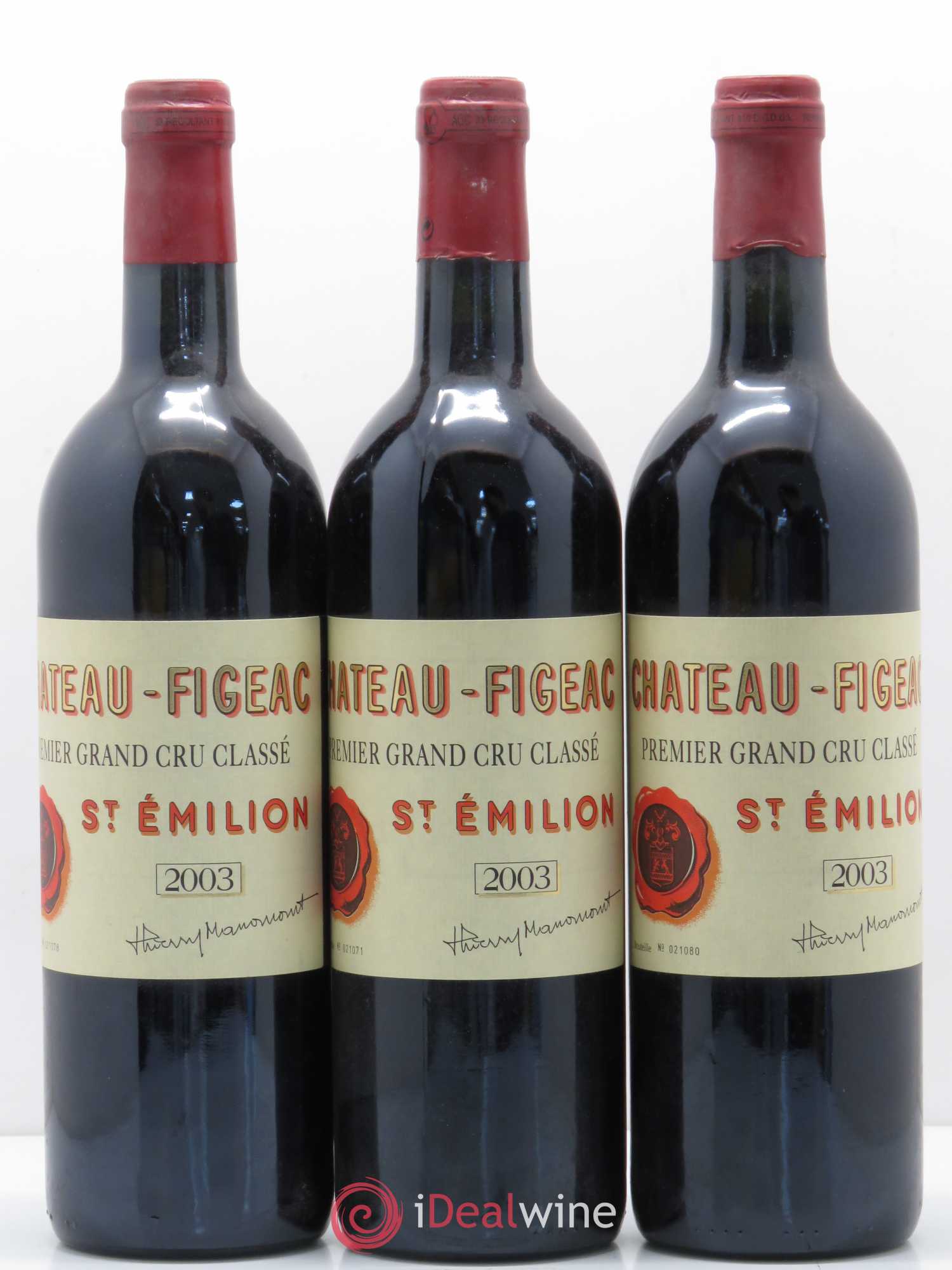 Château Figeac 1er Grand Cru Classé A 2003 - Lot de 12 bouteilles - 4