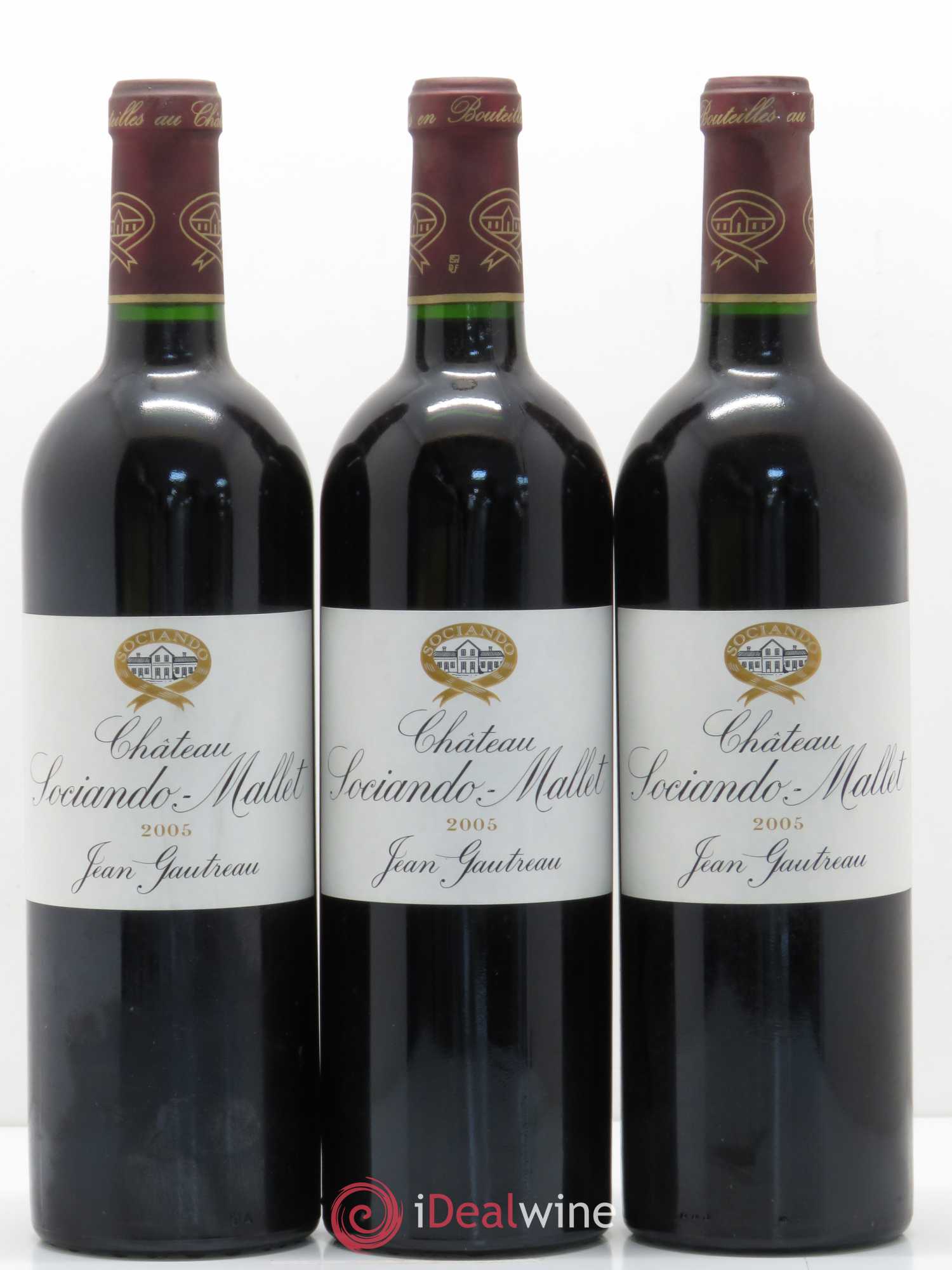 Château Sociando Mallet 2005 - Lot de 5 bouteilles - 1