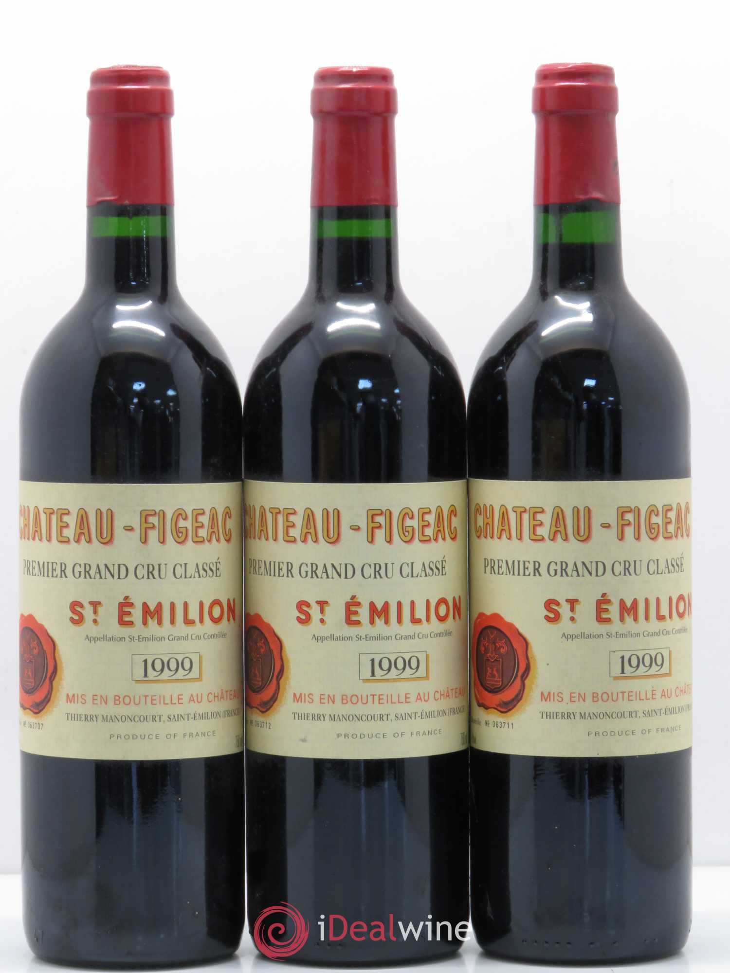 Château Figeac 1er Grand Cru Classé A 1999 - Lot de 12 bouteilles - 2