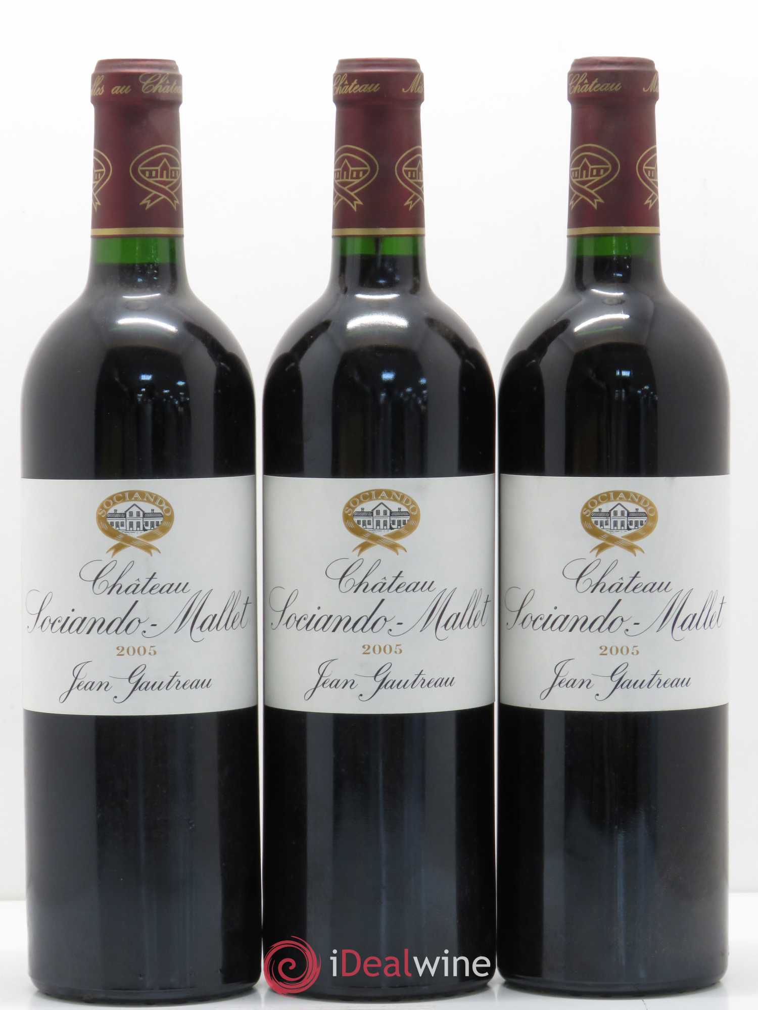 Château Sociando Mallet 2005 - Lot de 12 bouteilles - 2