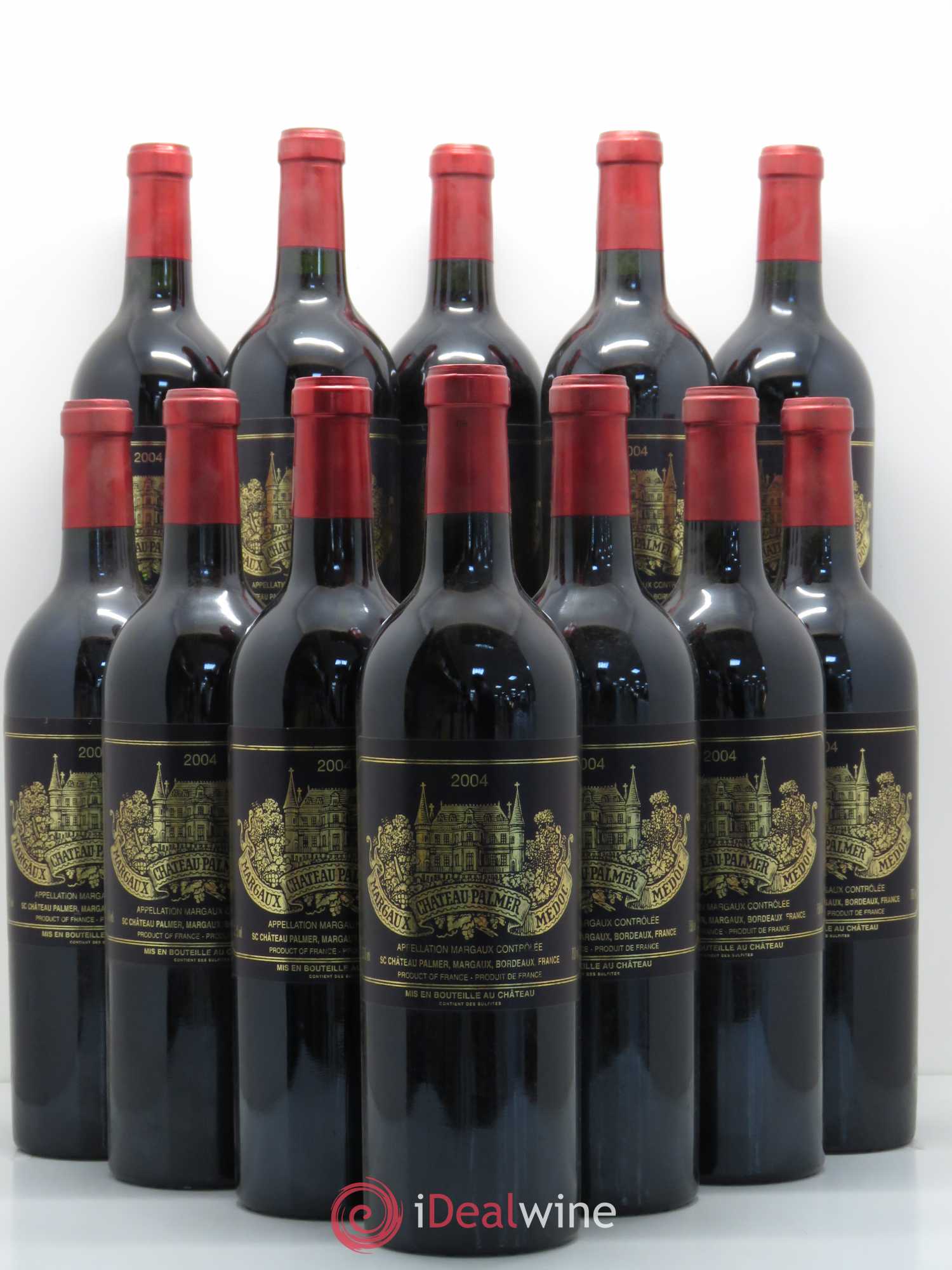 Château Palmer 3ème Grand Cru Classé 2004 - Lot de 12 bouteilles - 0
