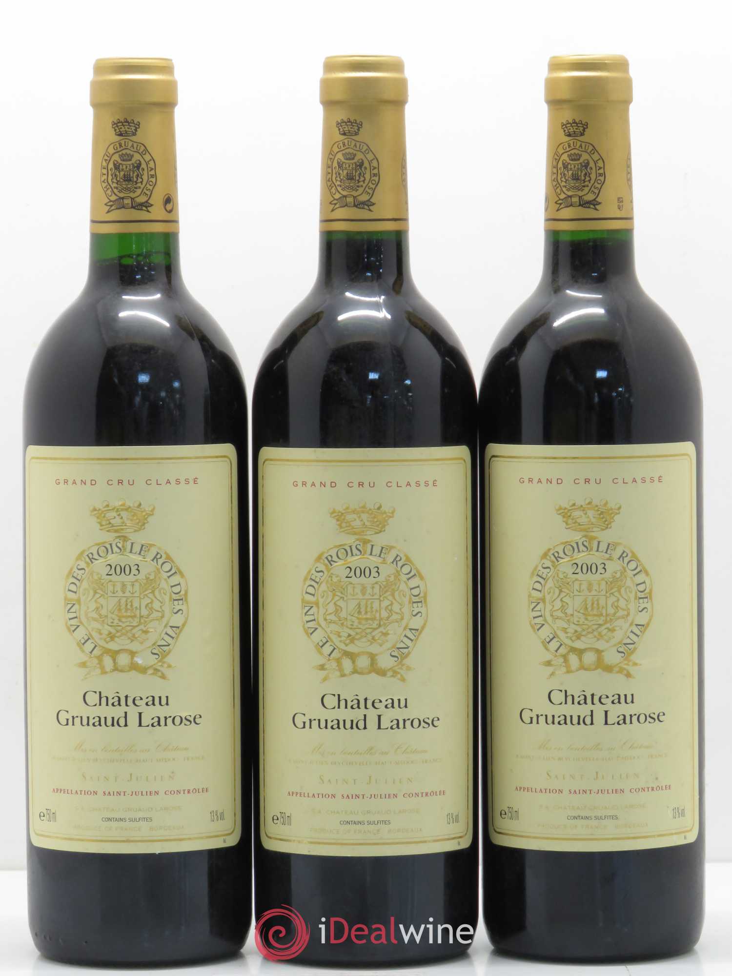 Château Gruaud Larose 2ème Grand Cru Classé 2003 - Lot de 12 bouteilles - 2