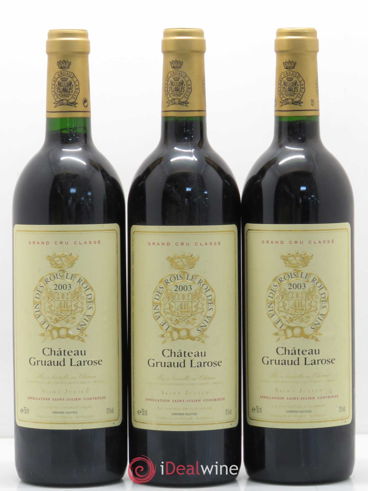 Château Gruaud Larose 2ème Grand Cru Classé 2003 - Lot de 12 bouteilles - 4