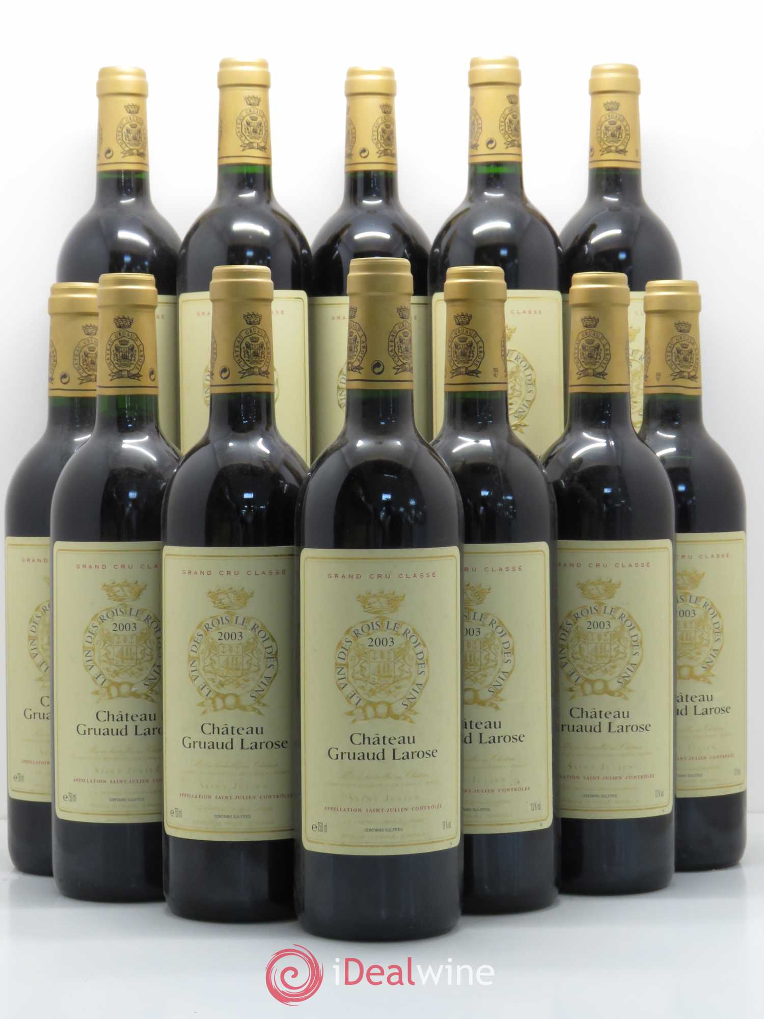 Château Gruaud Larose 2ème Grand Cru Classé 2003 - Lot de 12 bouteilles - 0
