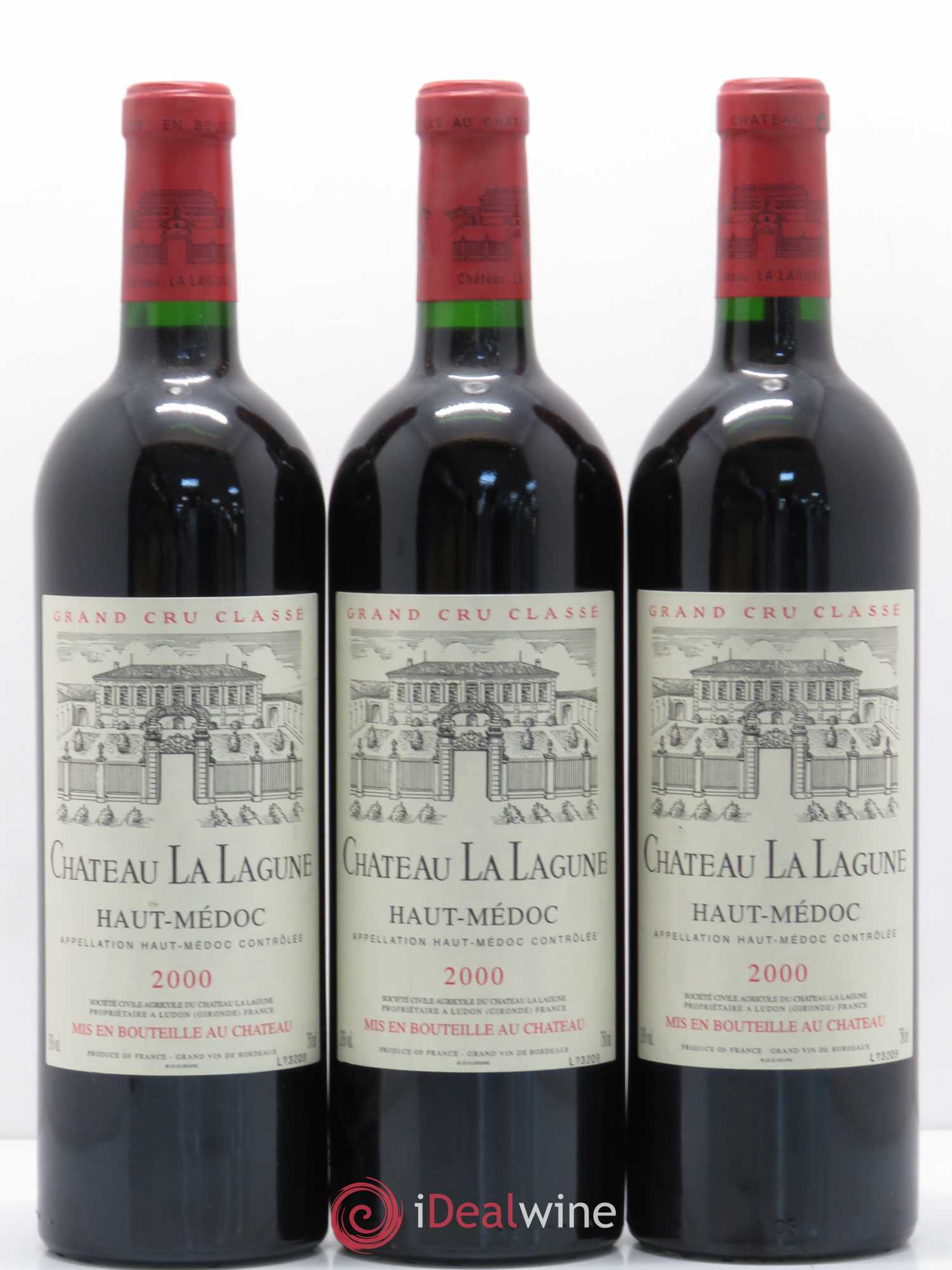 Château la Lagune 3ème Grand Cru Classé 2000 - Lot de 12 bouteilles - 1