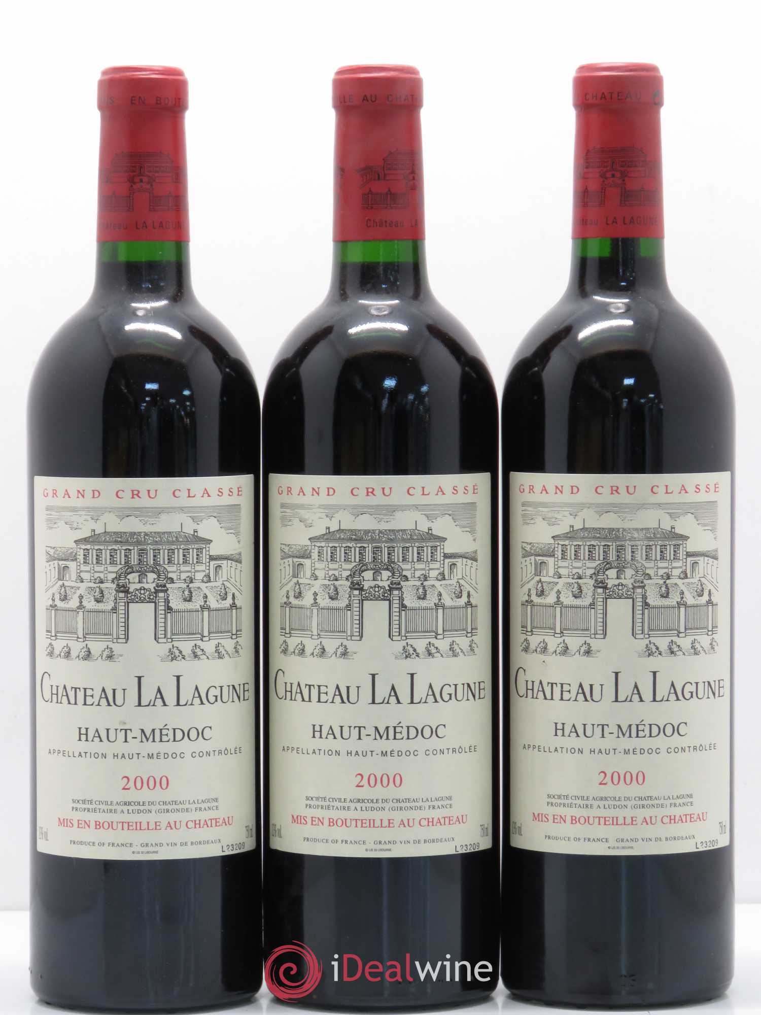 Château la Lagune 3ème Grand Cru Classé 2000 - Lot de 12 bouteilles - 2