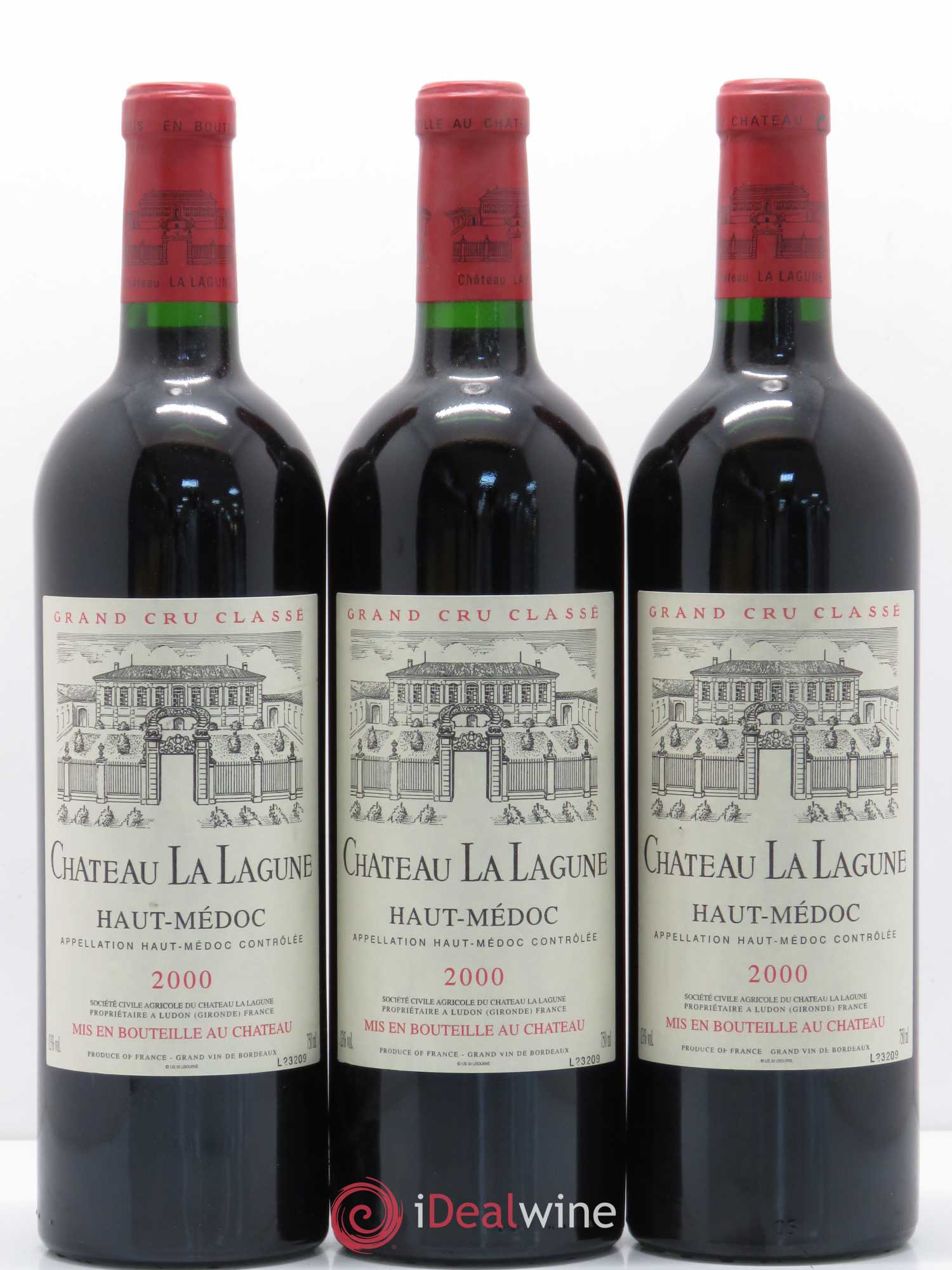 Château la Lagune 3ème Grand Cru Classé 2000 - Lot de 12 bouteilles - 3