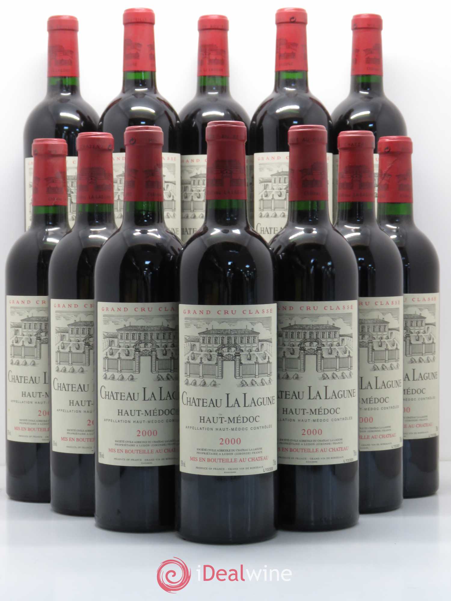 Château la Lagune 3ème Grand Cru Classé 2000 - Lot de 12 bouteilles - 0