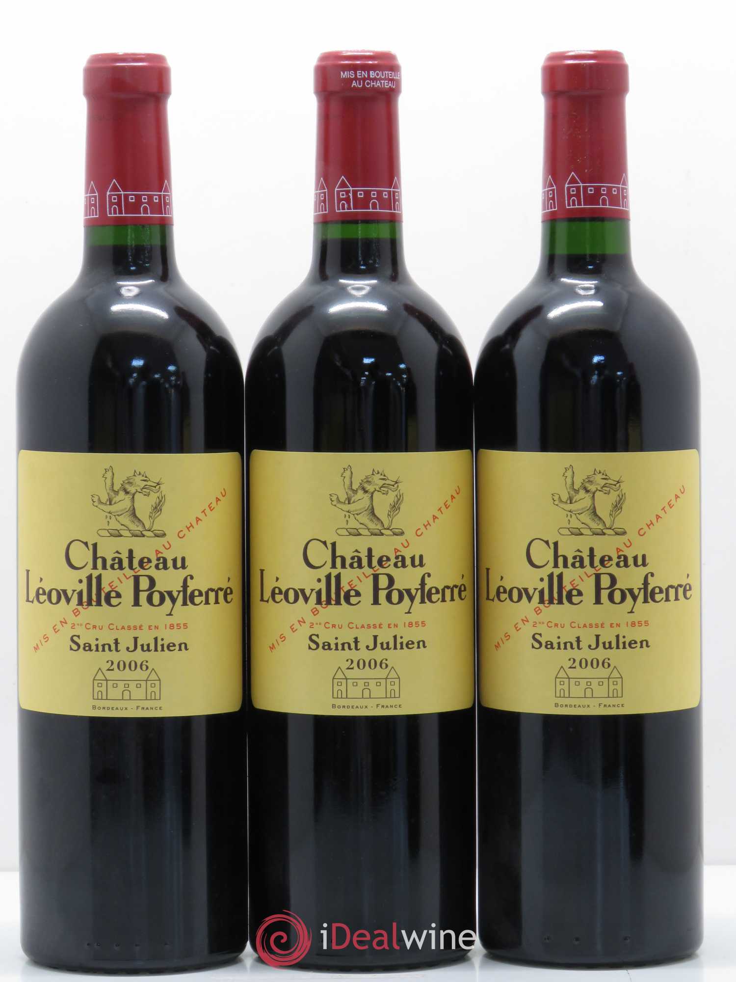 Château Léoville Poyferré 2ème Grand Cru Classé 2006 - Lotto di 12 bottiglie - 1